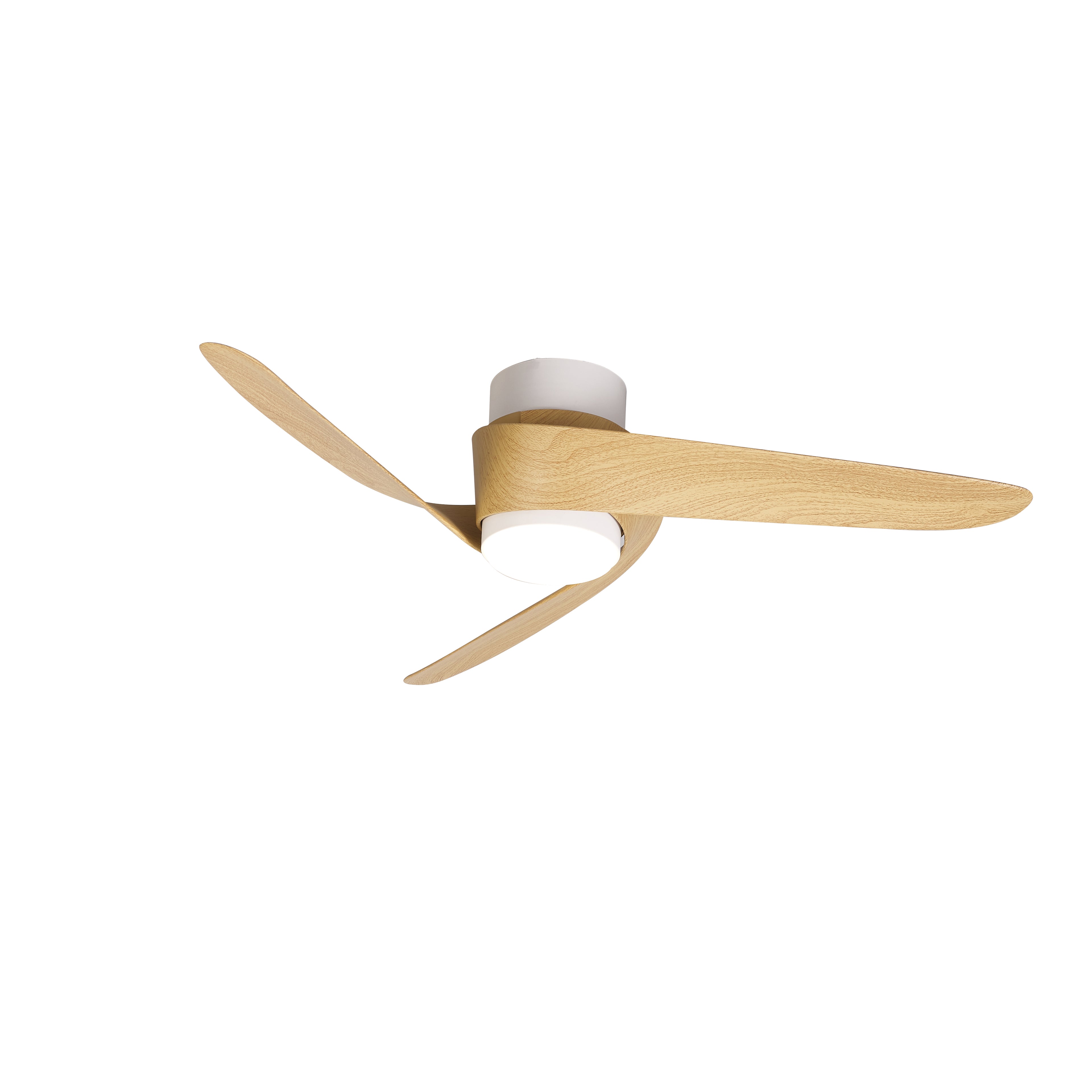 Plafonnier ventilateur Island aspect bois Mantra 8713