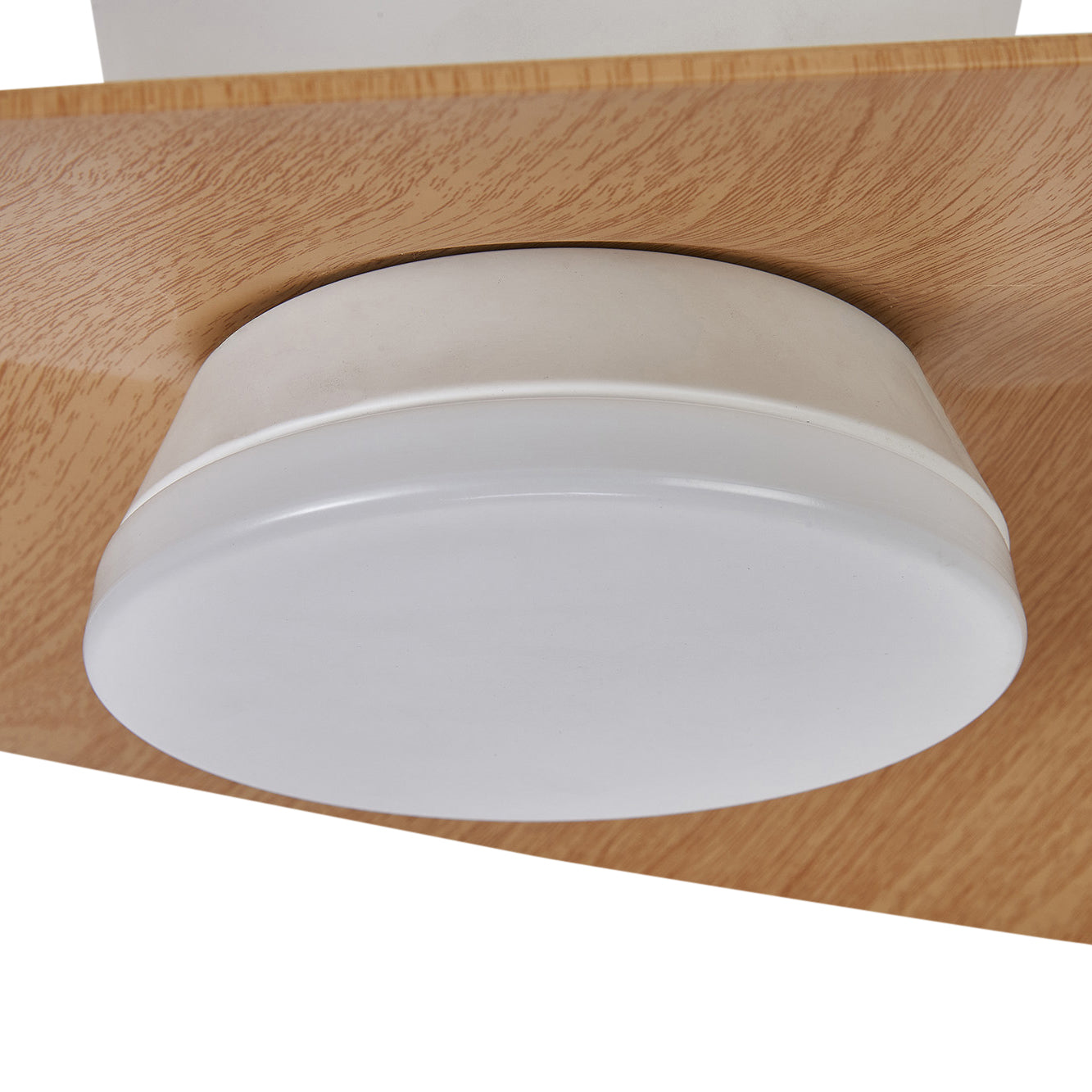 Plafonnier ventilateur SURFER bois et blanc Mantra 9475