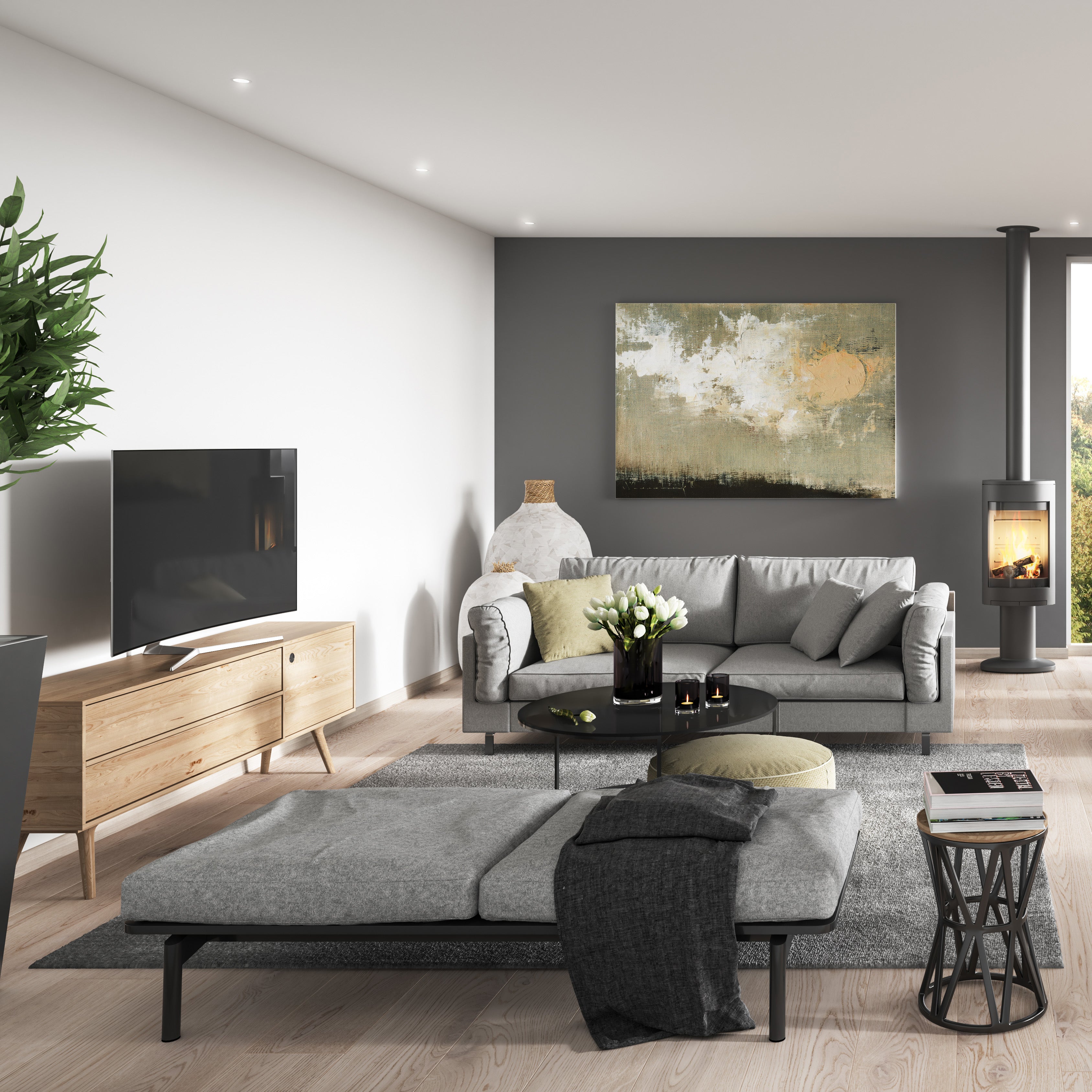 Spot encastré Lances blanc D6,2 Mantra 8664