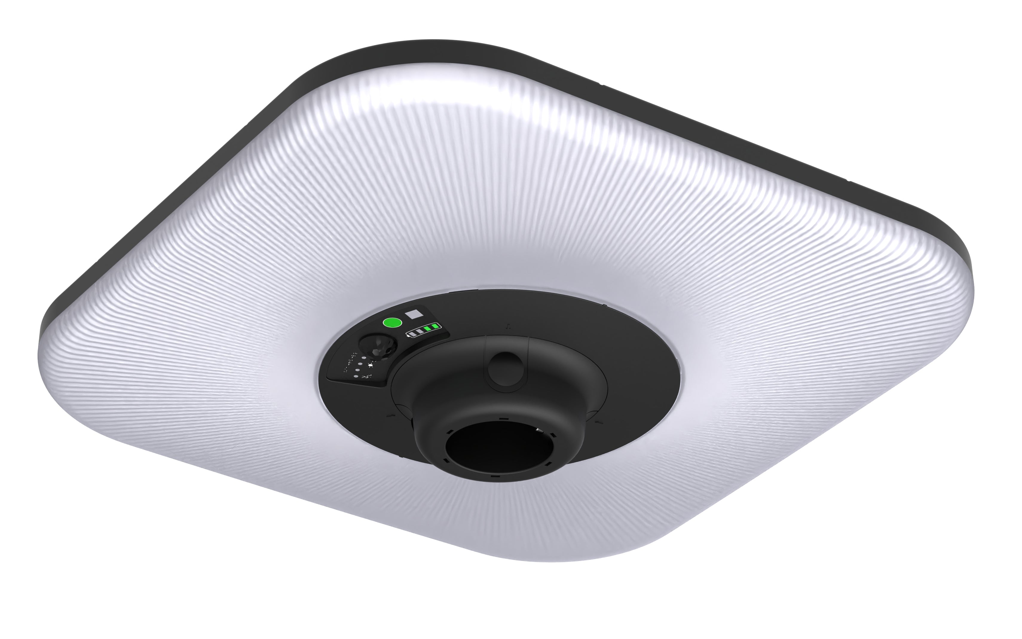 Lampadaire solaire hybride CHILL noir BFCHILL