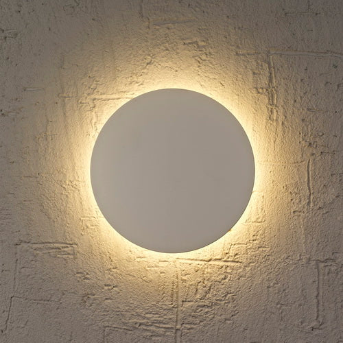 Applique Bora Bora ronde blanche D13,5 cm C0101