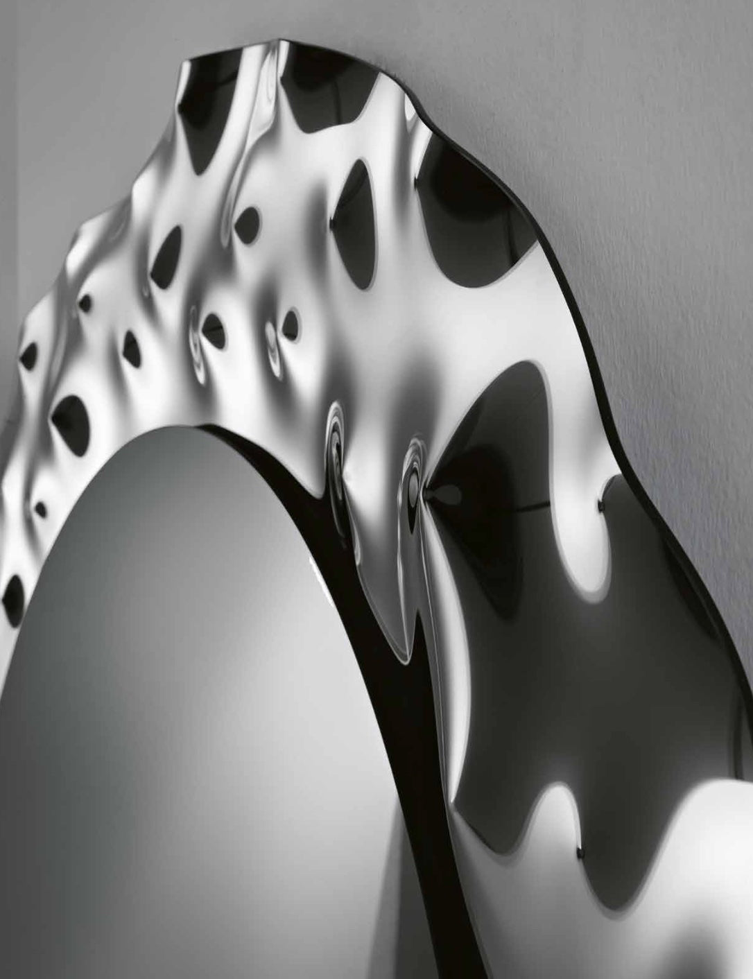 Miroir Dance gris fumé diamètre 90