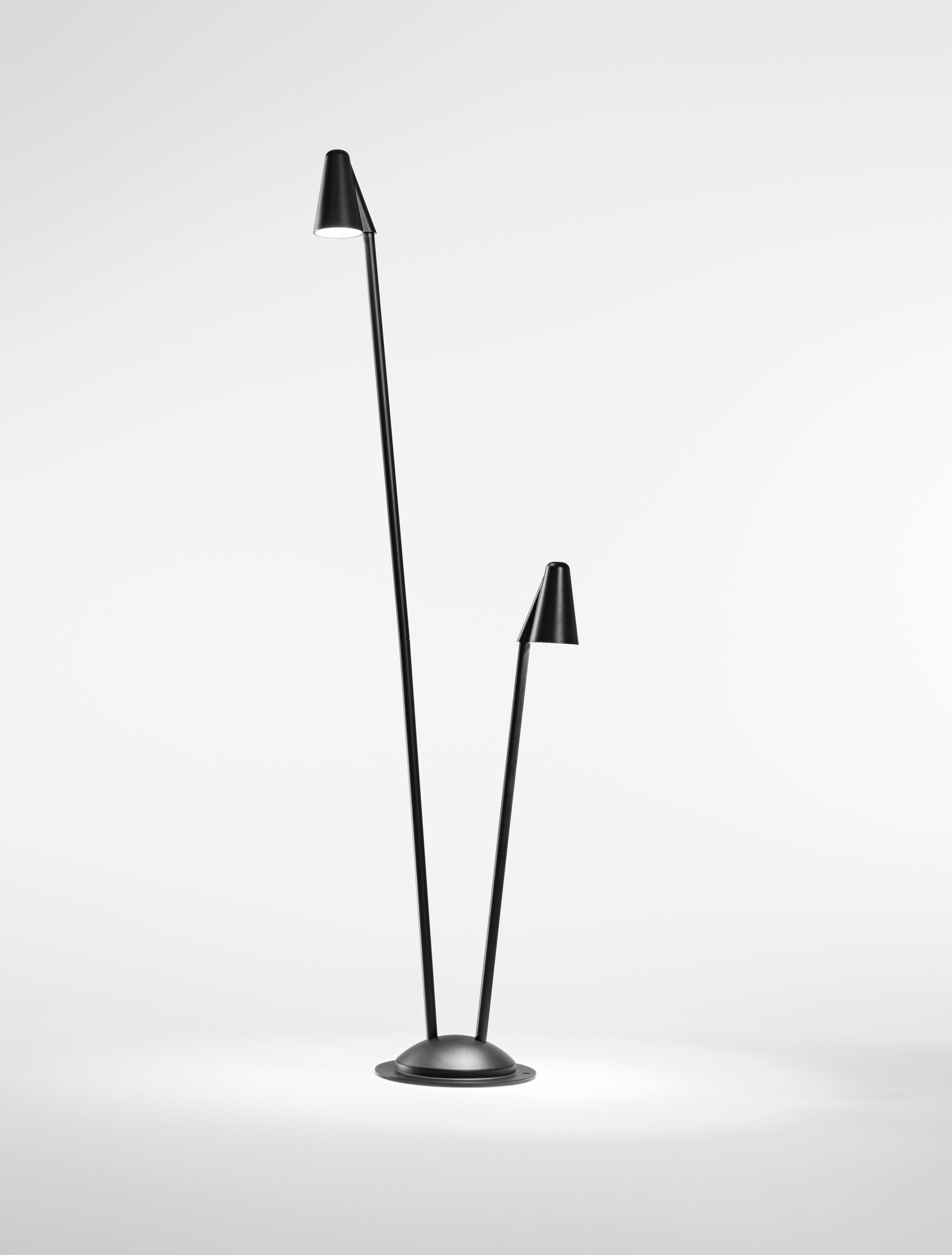 Lampadaire GRASS DOUBLE noir OTPLT804N