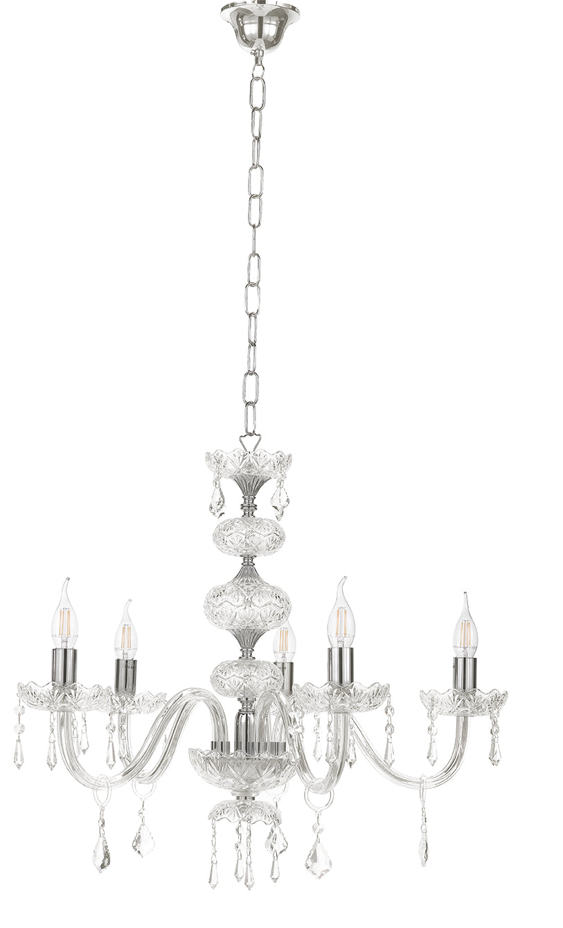 Lustre Denver transparent 5 lp-denver-5cromo