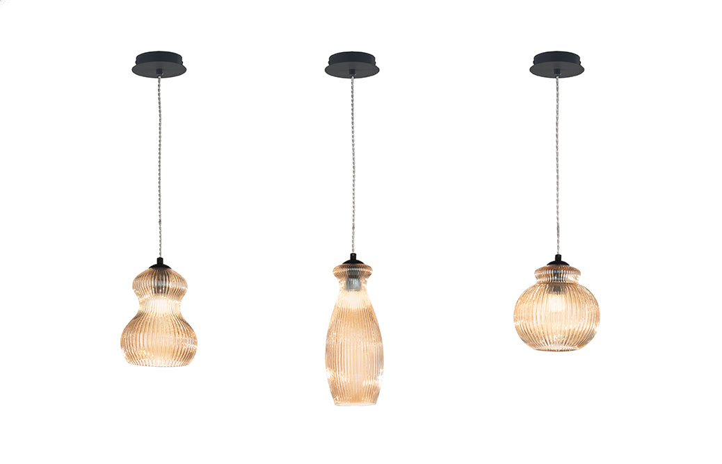 Suspension Cognac ambre 2 so-cognac/1ambre