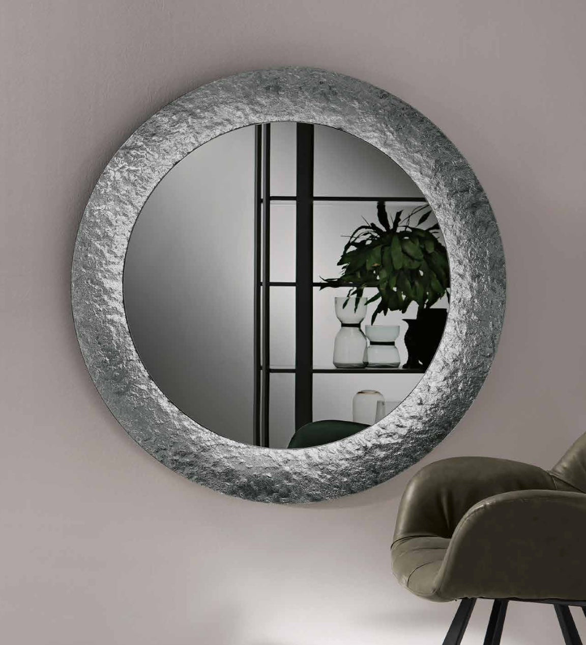 Miroir Nidra gris fumé 120