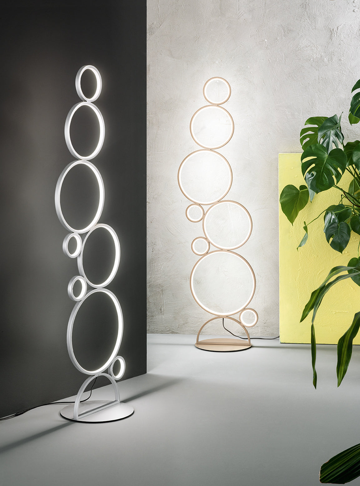 Lampadaire Poésie argent mat pt.poesie/ argent