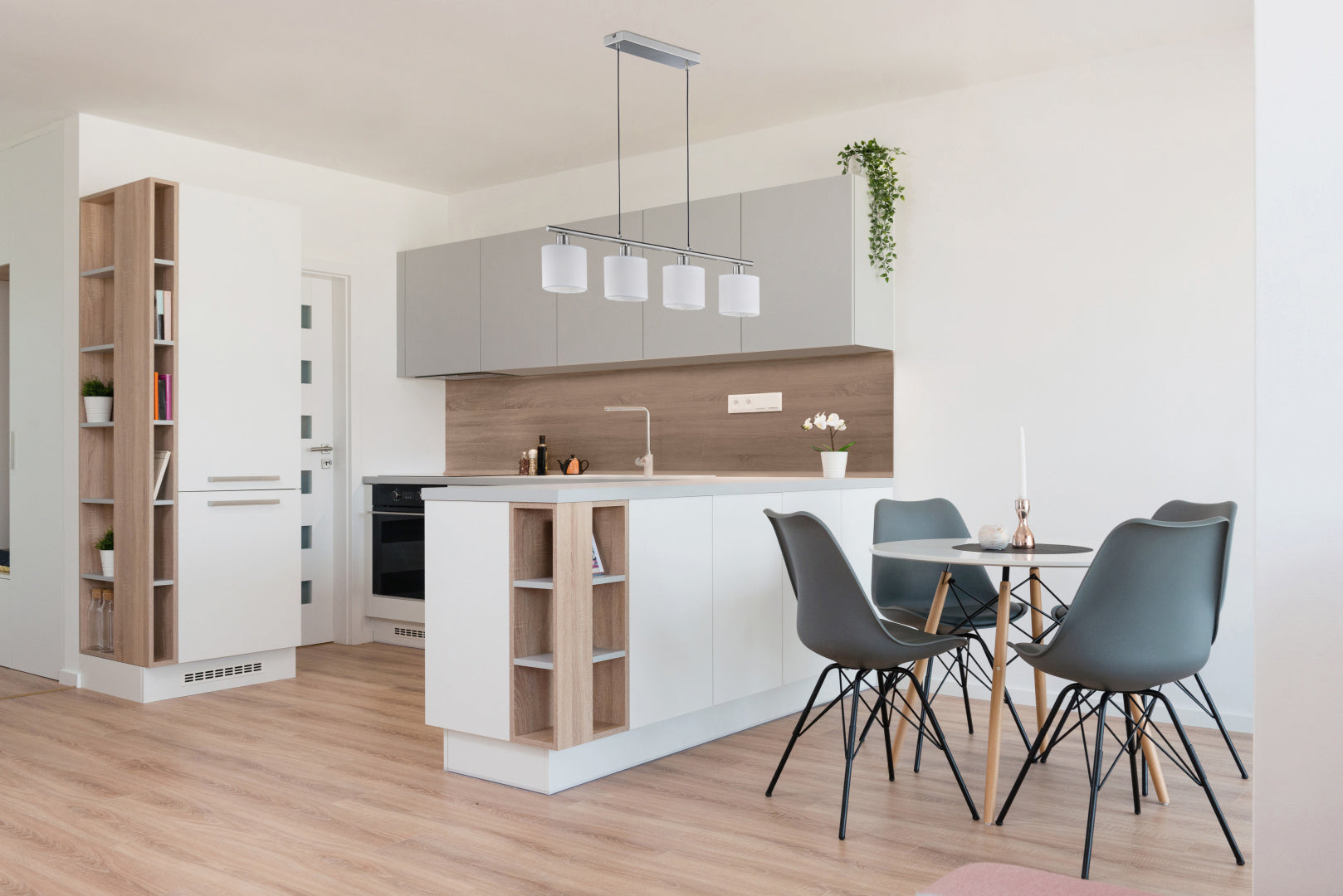 Suspension Tommy nickel/blanc R30334001