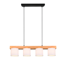 Suspension Cameron blanc/bois R30654001