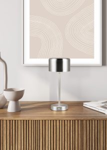 Lampe nomade Jeff nickel mat R59151107
