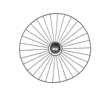 Plafonnier Chapeau noir R61451032