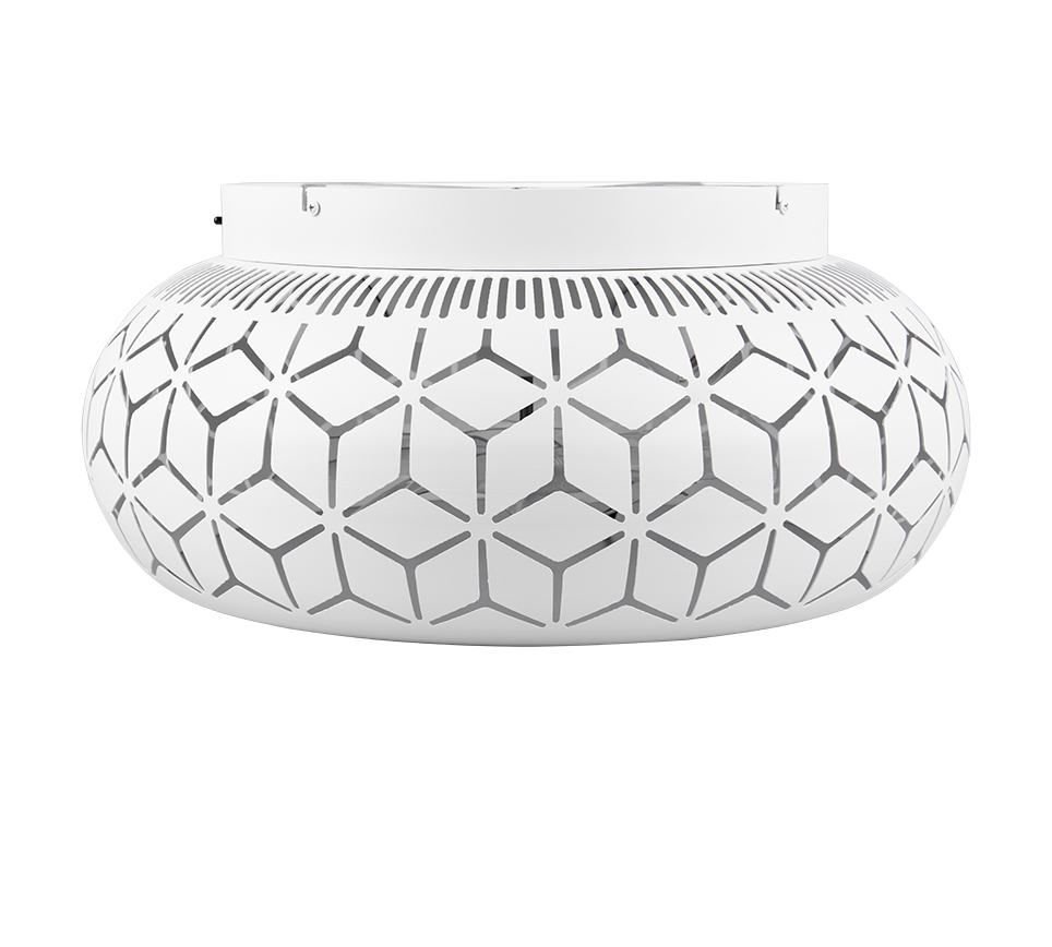 Plafonnier ventilateur Bidar blanc Trio R61574031