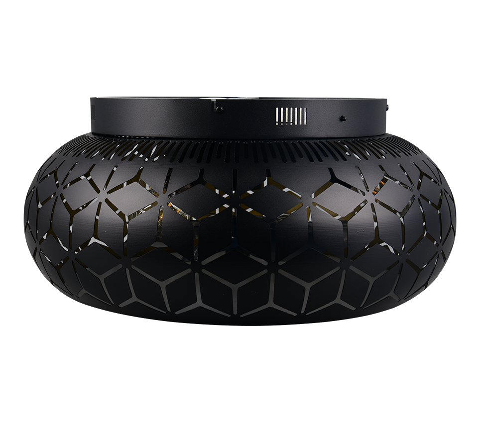 Plafonnier ventilateur Bidar noir Trio R61574080