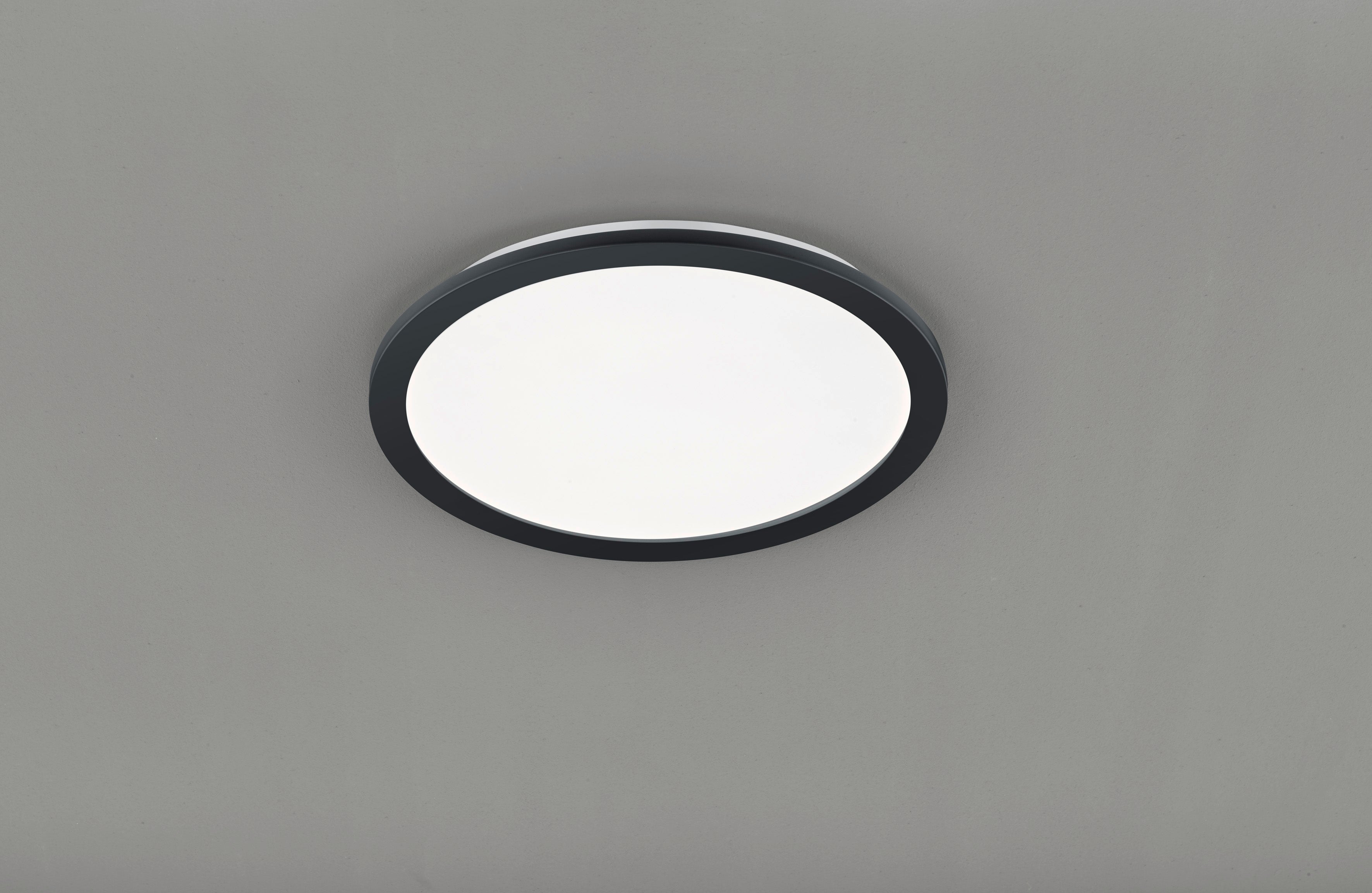Plafonnier Camillus rond noir gm R62922432