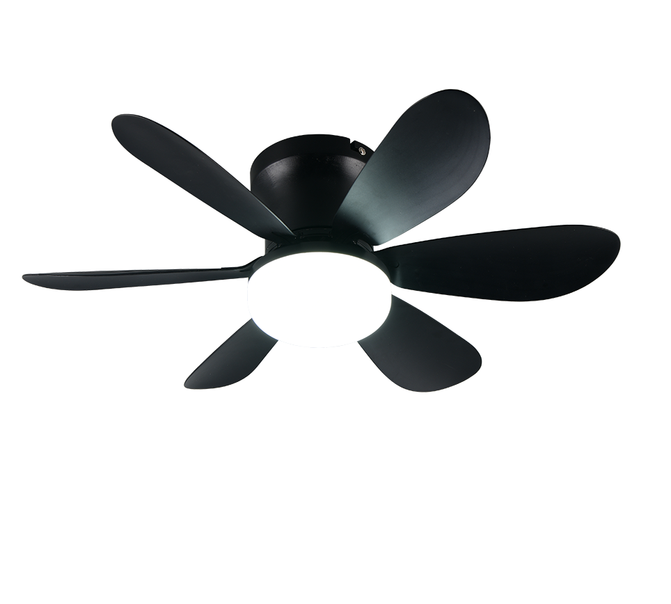 Plafonnier ventilateur LUND noir TRIO R67462132