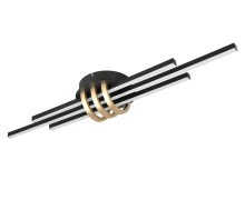 Plafonnier Cinto noir et or R67873180