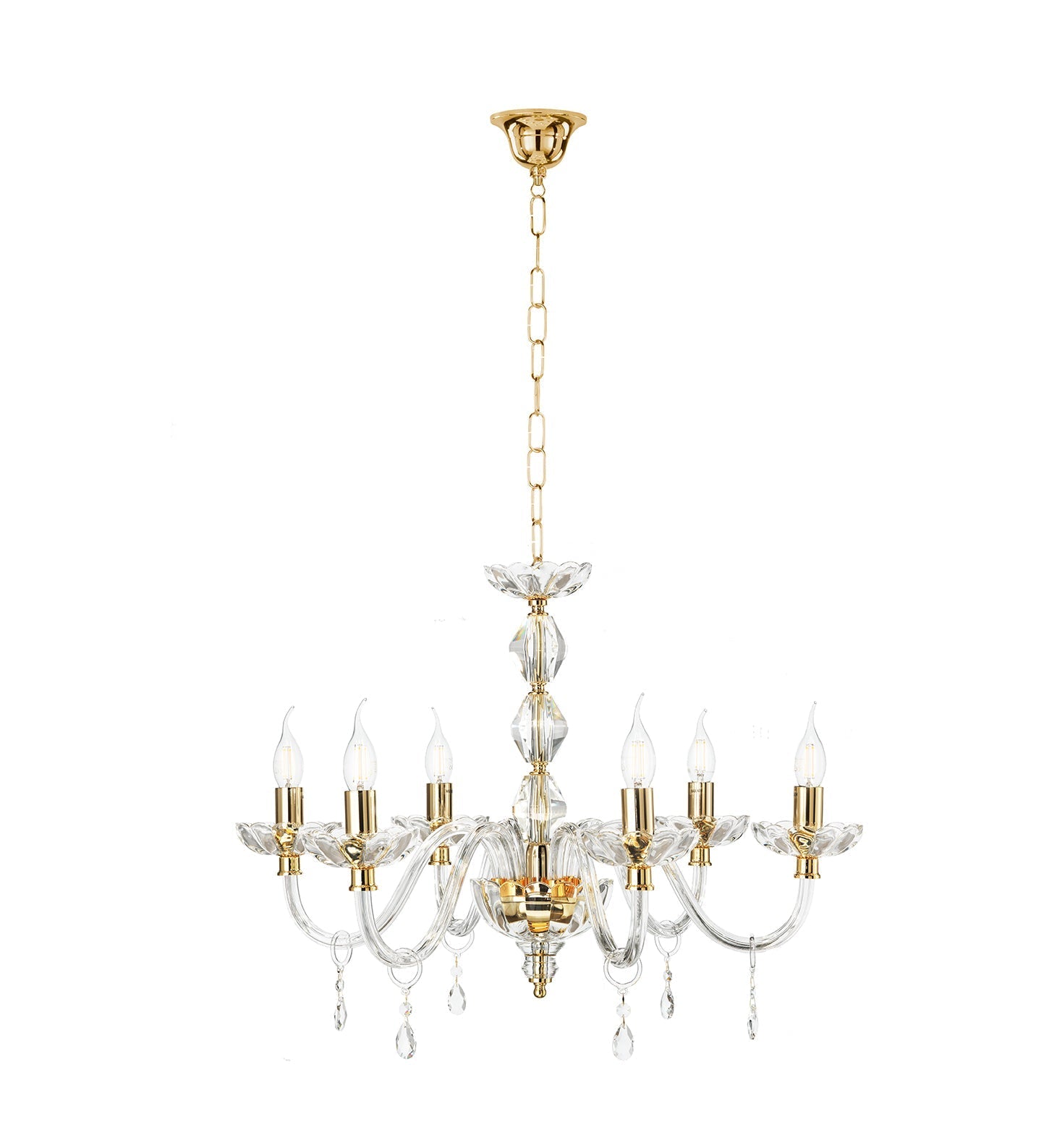 Lustre Camilla transparent 6 lp-camilla-6SP-oro