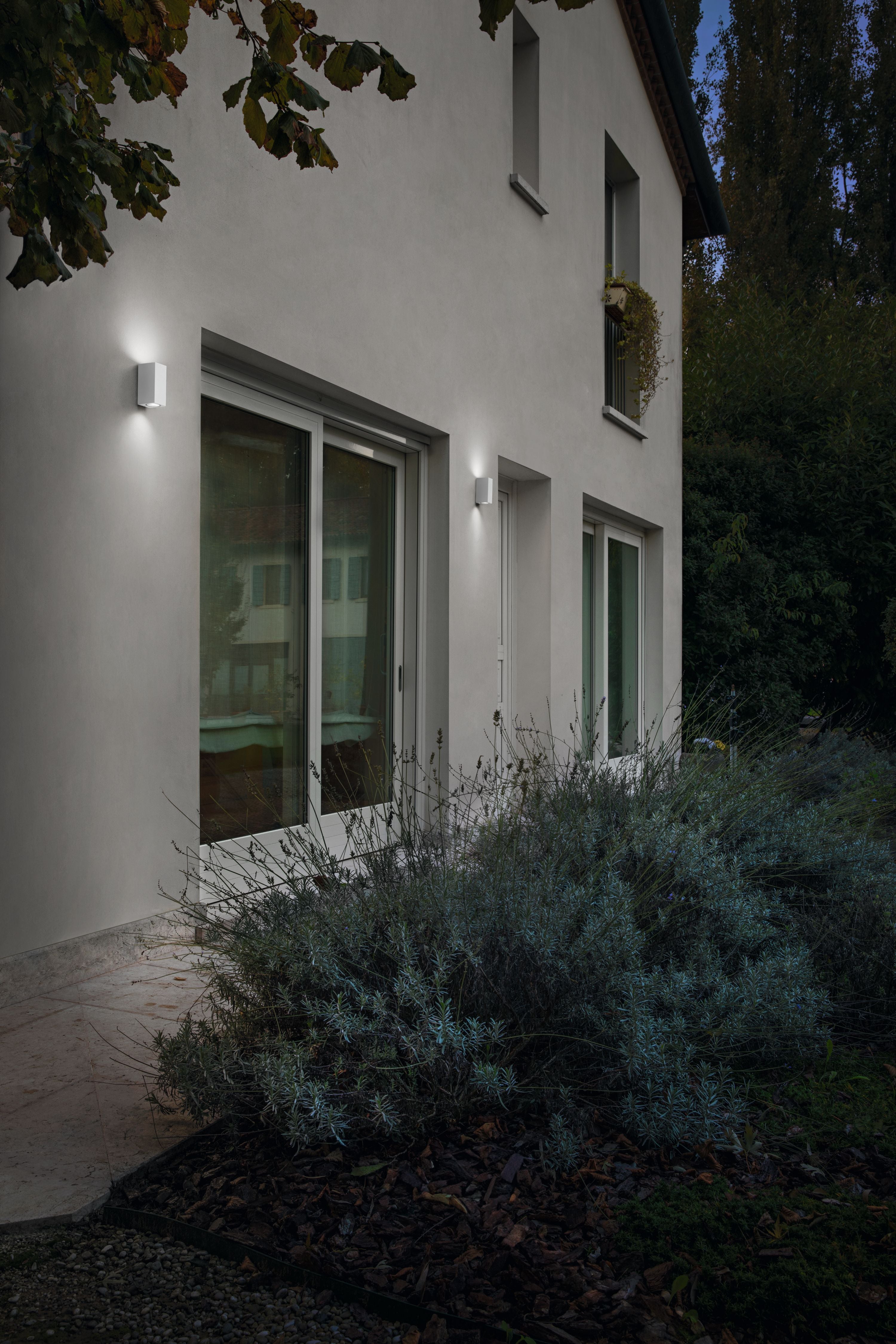 Applique ZENO SQUARE 2 blanche OTAP0022B