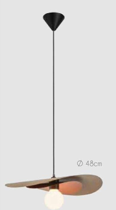 Suspension Alizée havane D48