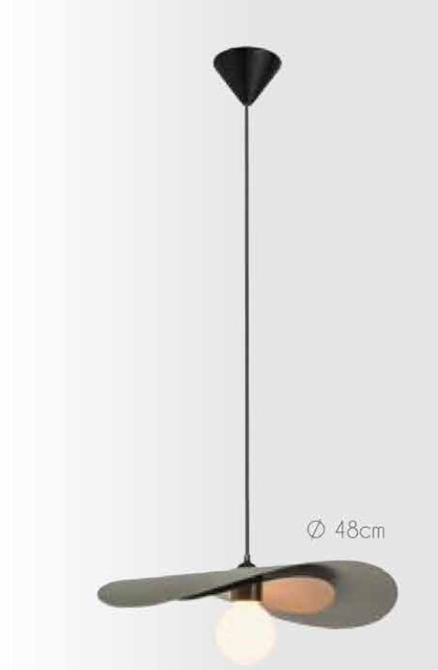 Suspension Alizée verte profonde D48