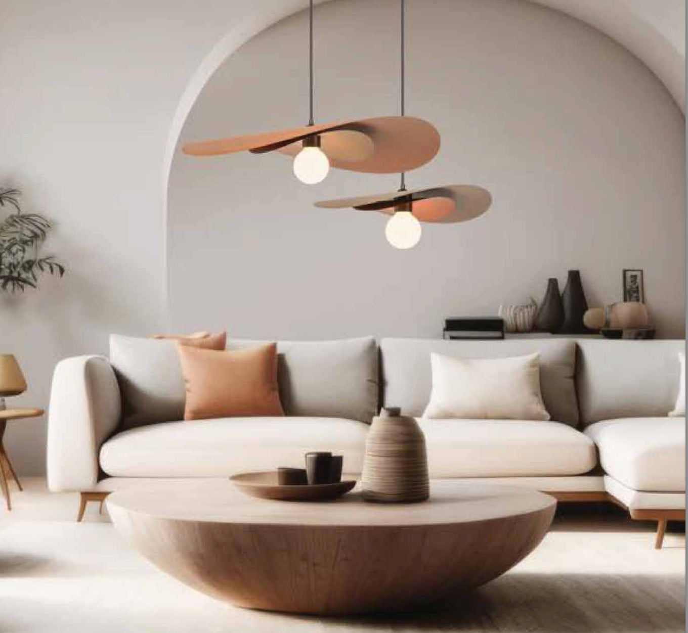 Suspension Alizée verte profonde D48