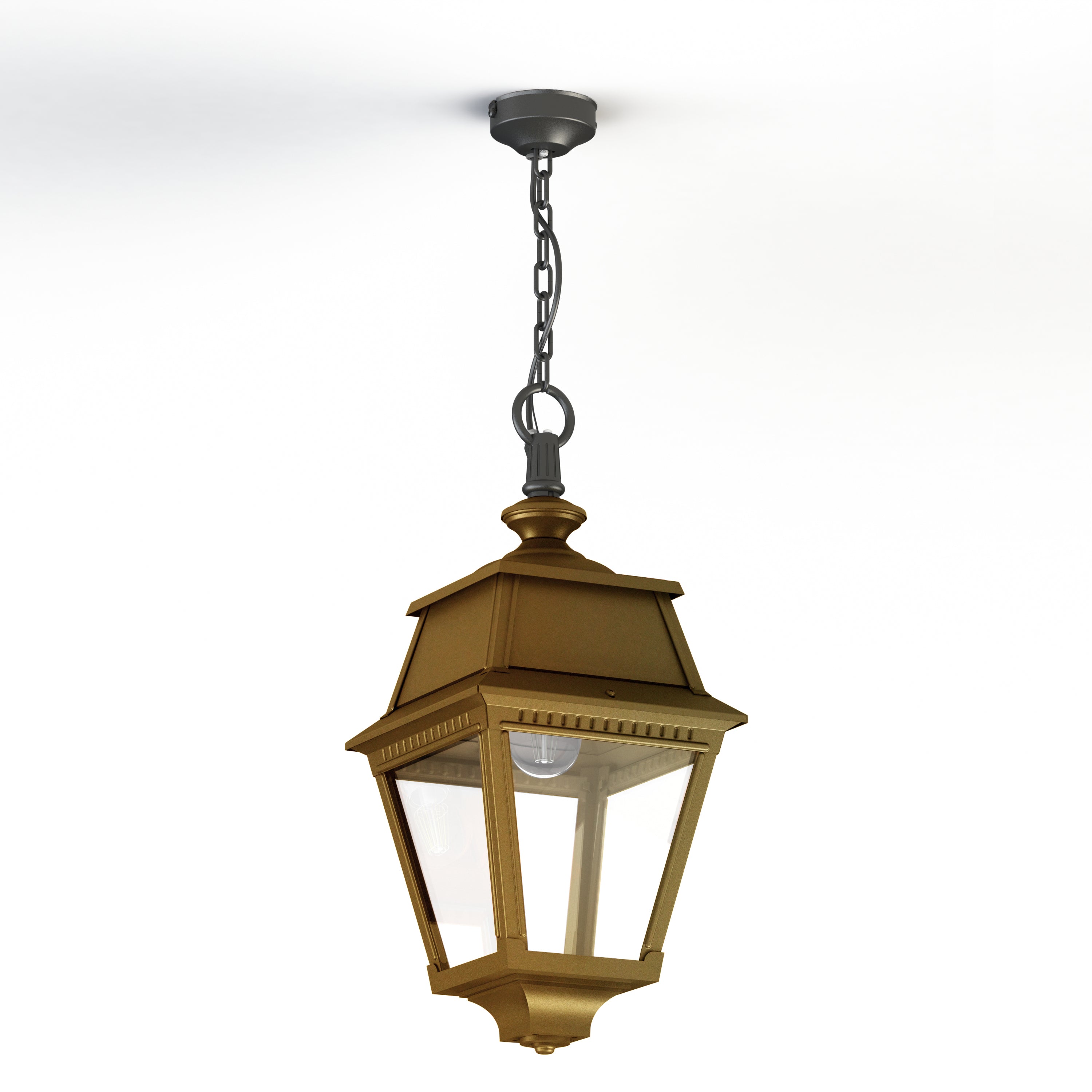 Suspension Avenue 2 N°1 E27 Laiton vernis teinté 070 102001070