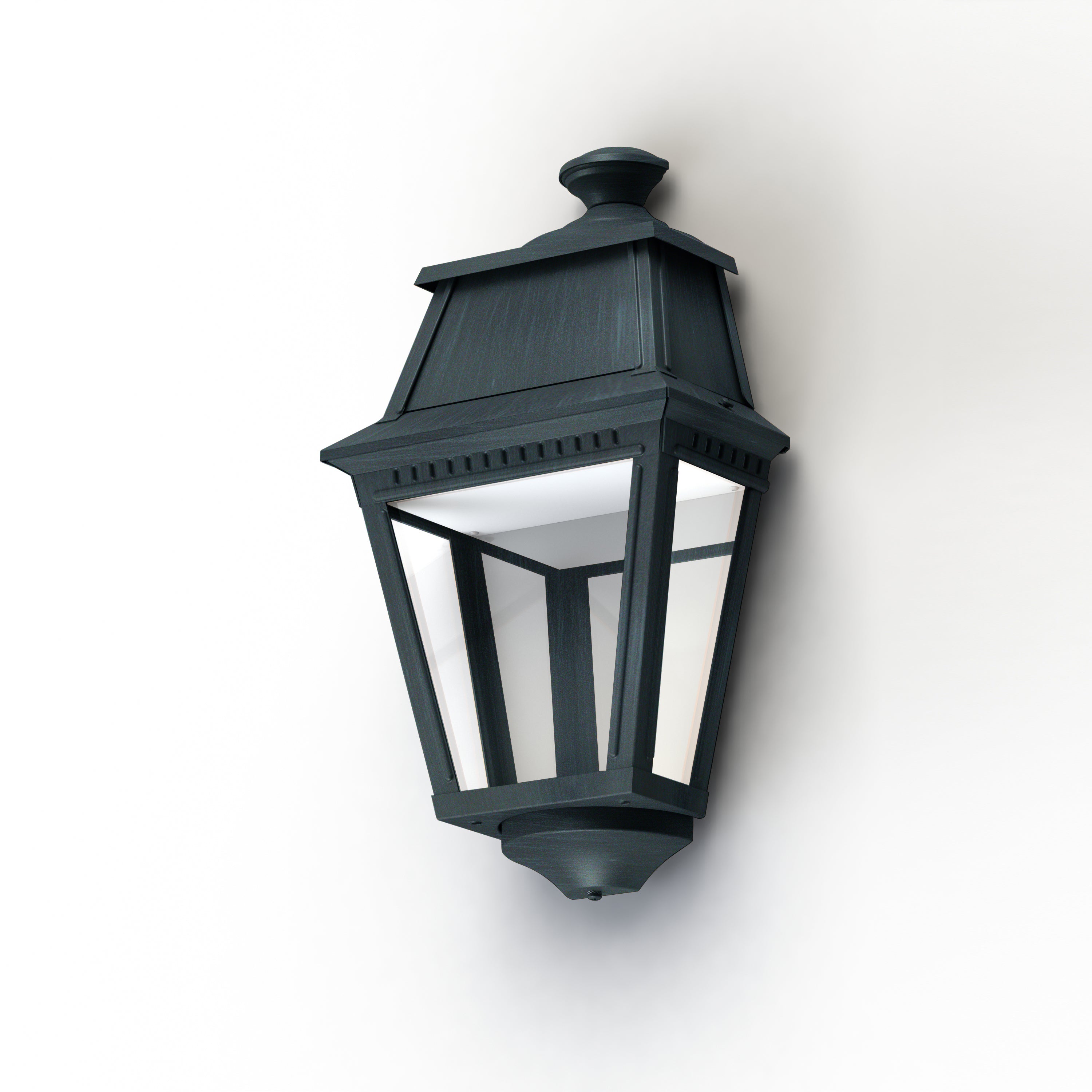 Applique Avenue 2 N°3 LED Diffuseur clair Patine vert de gris 008 102108008