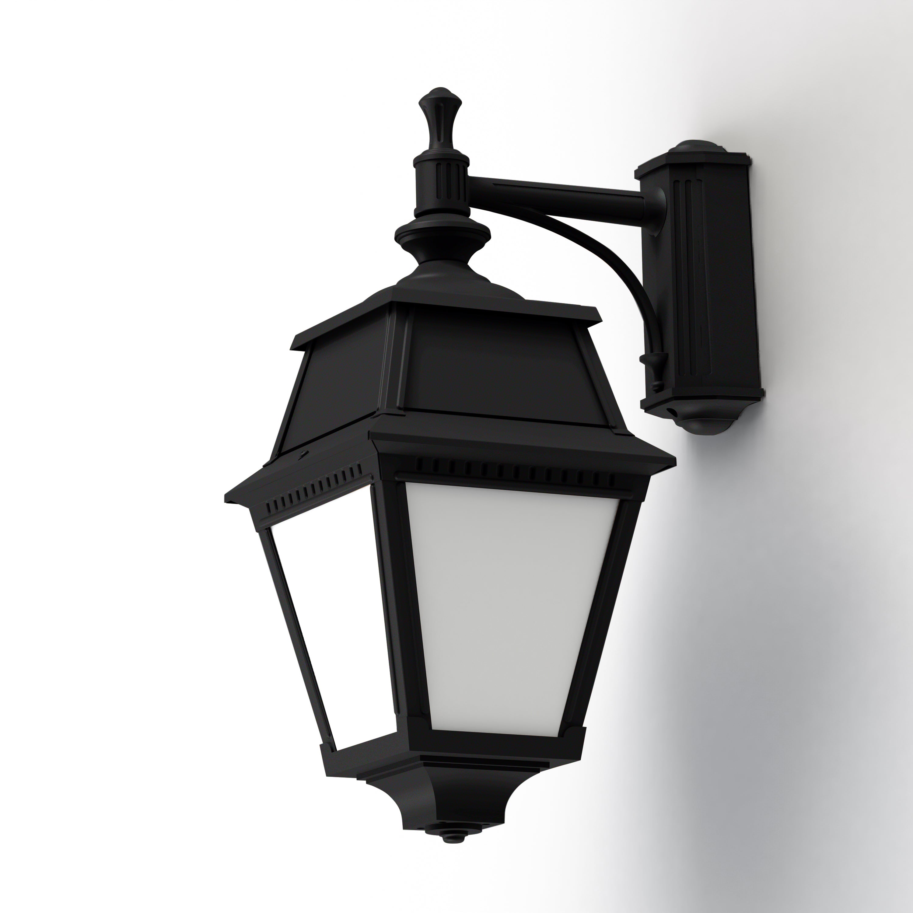 Applique Avenue 2 N°4 LED opale Noir foncé 000 102112000