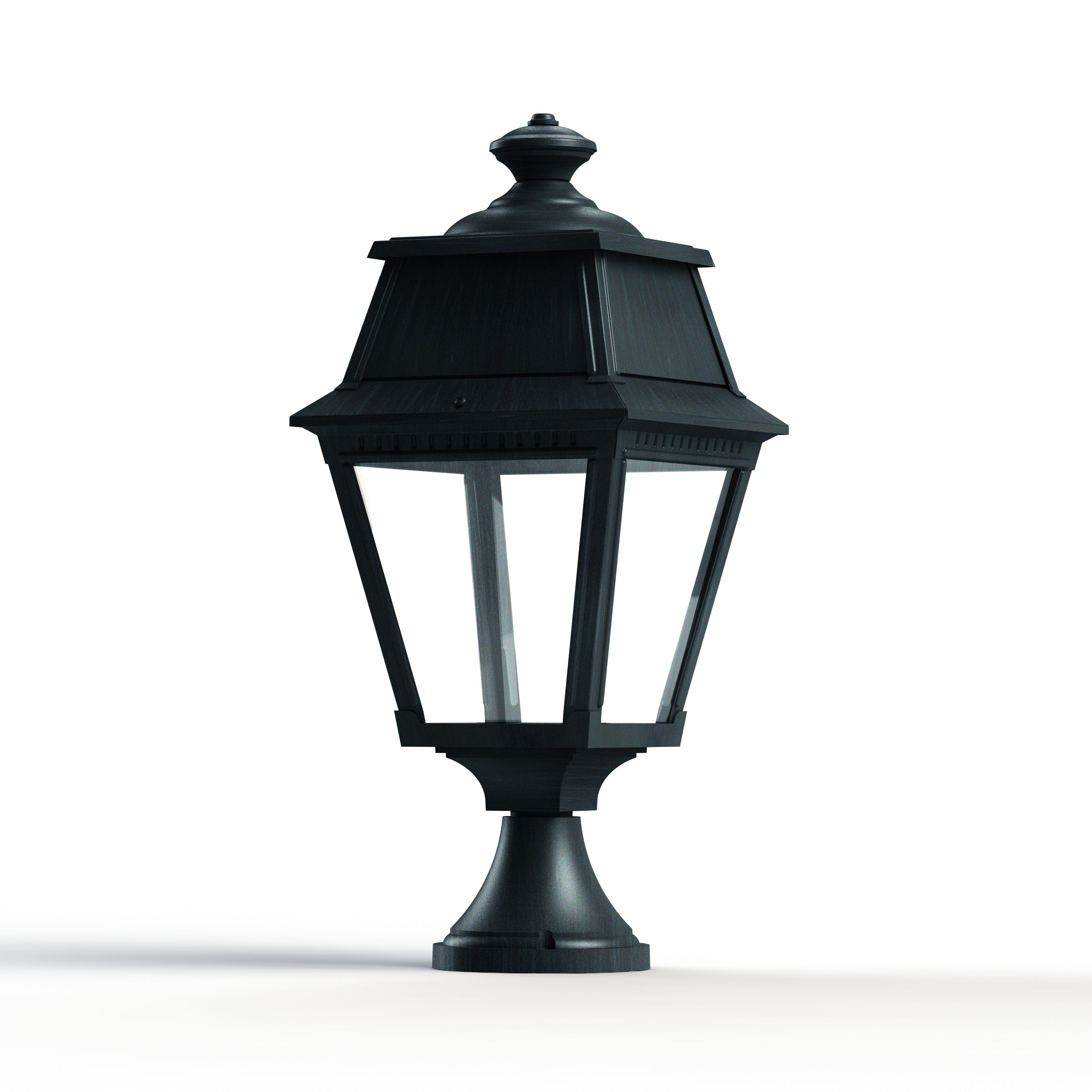 Borne Avenue 2 N°5 LED clair Vert de gris 008 102114008