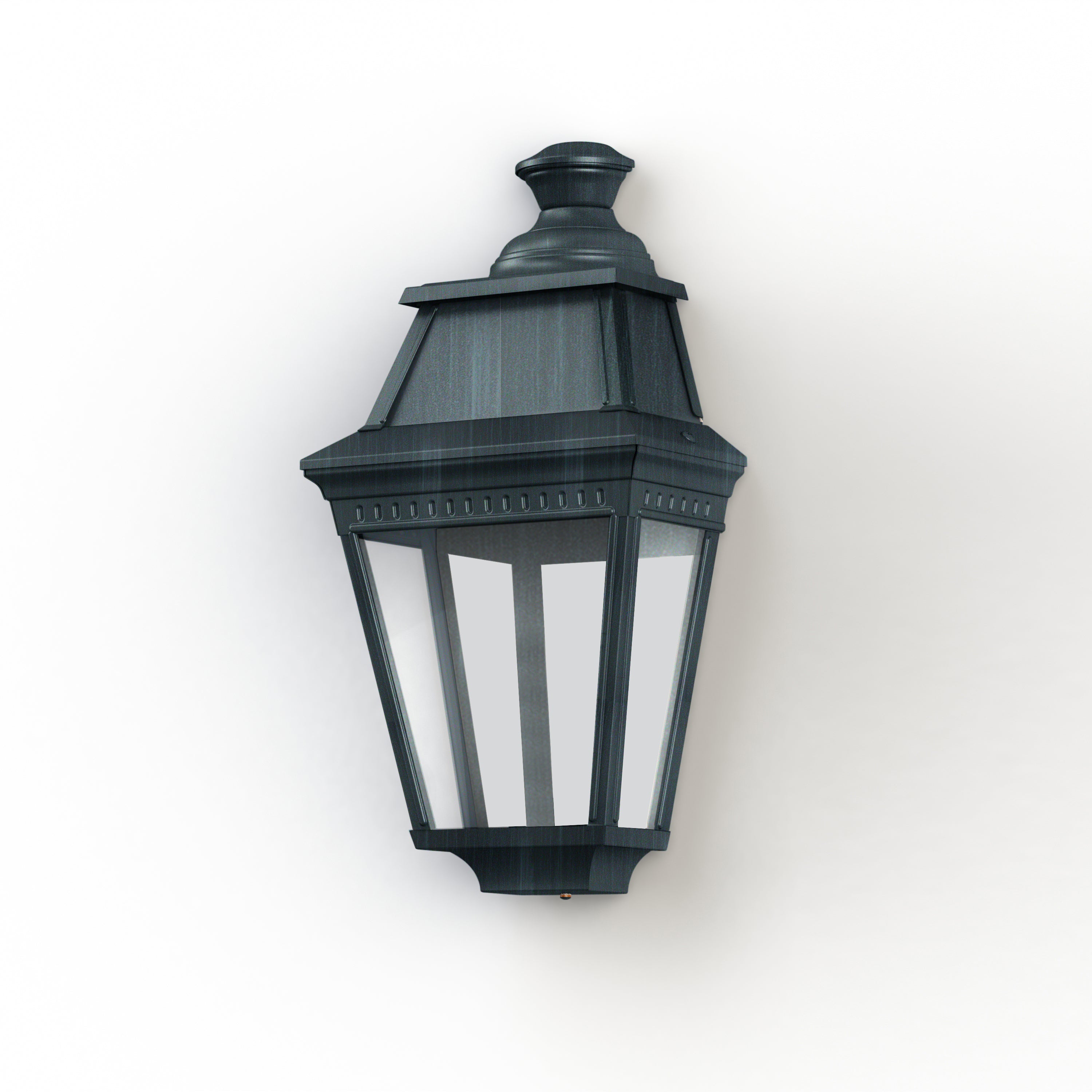 Applique Avenue 3 N°2 LED Warm Patine vert de gris 008 Diffuseur clair 103161008
