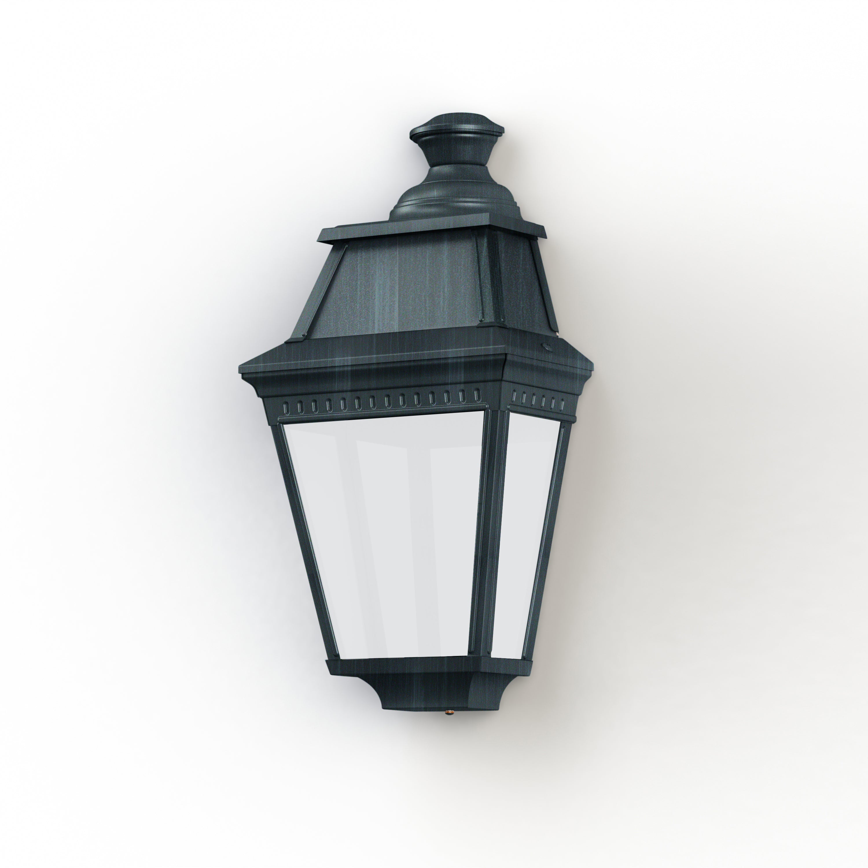 Applique Avenue 3 N°2 LED Warm Patine vert de gris 008 Diffuseur PMMA opale 103162008