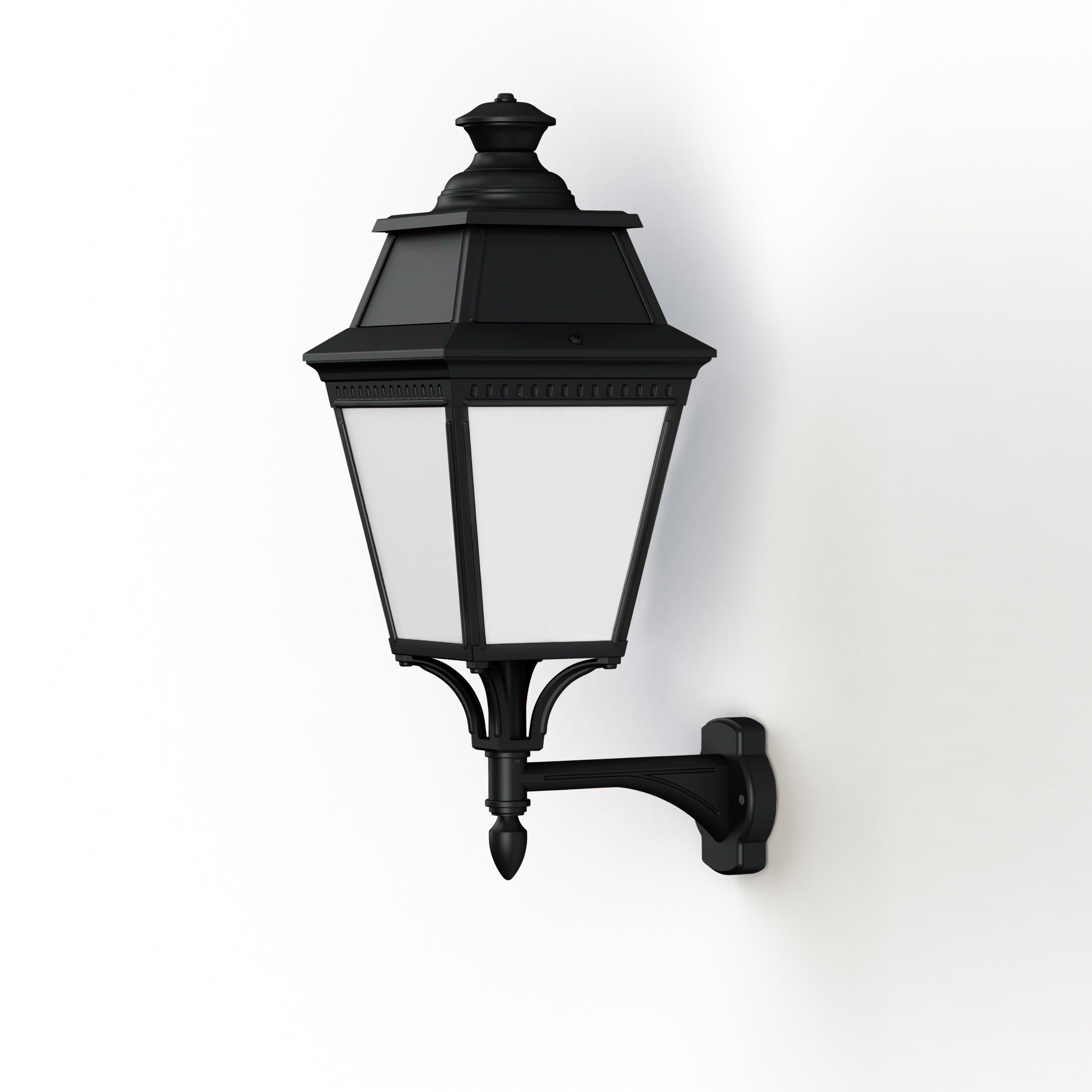 Applique Avenue 3 N°4 LED Warm Noir 000 Diffuseur opale 103215000