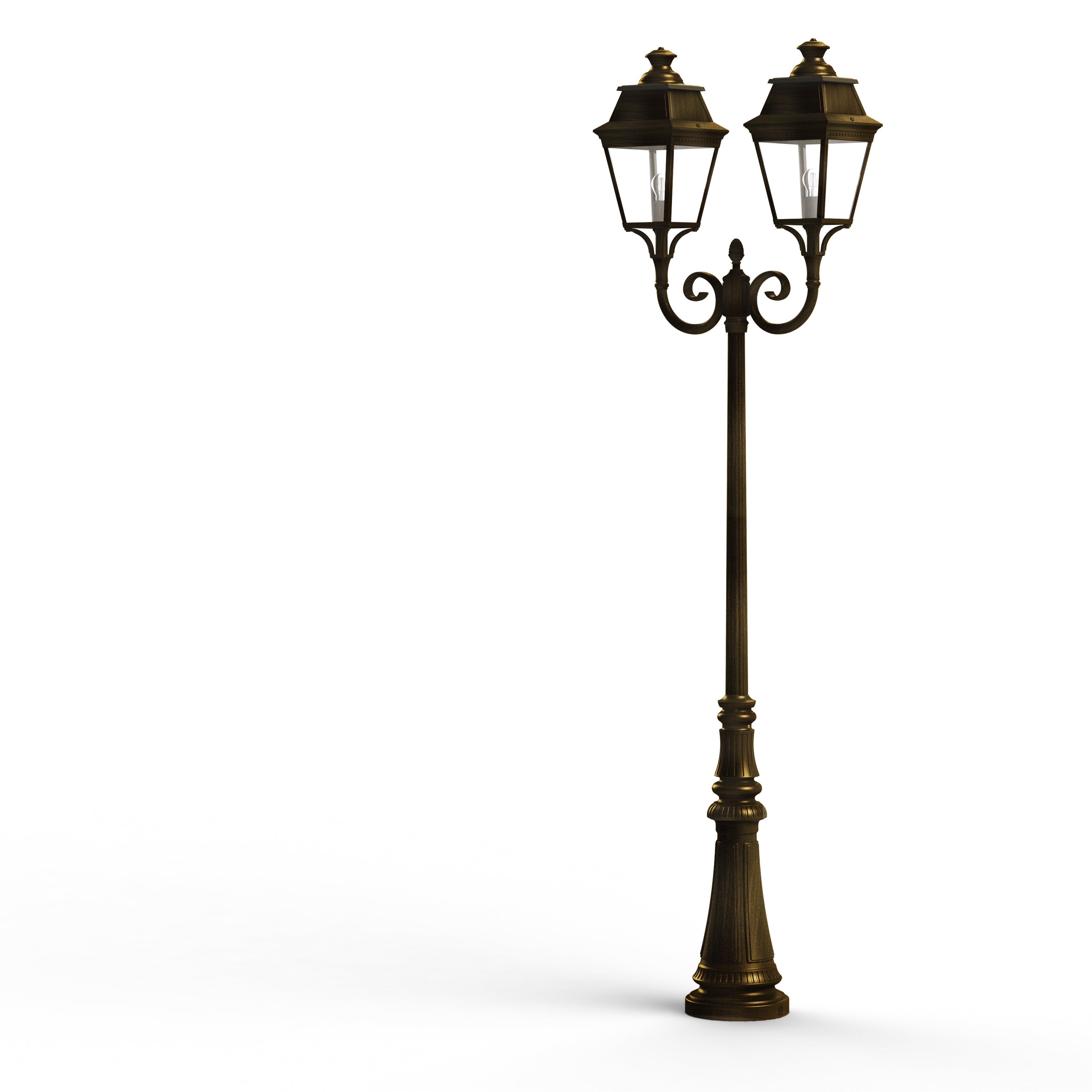 Lampadaire Avenue 3 N°8 Patiné doré 009 103032009
