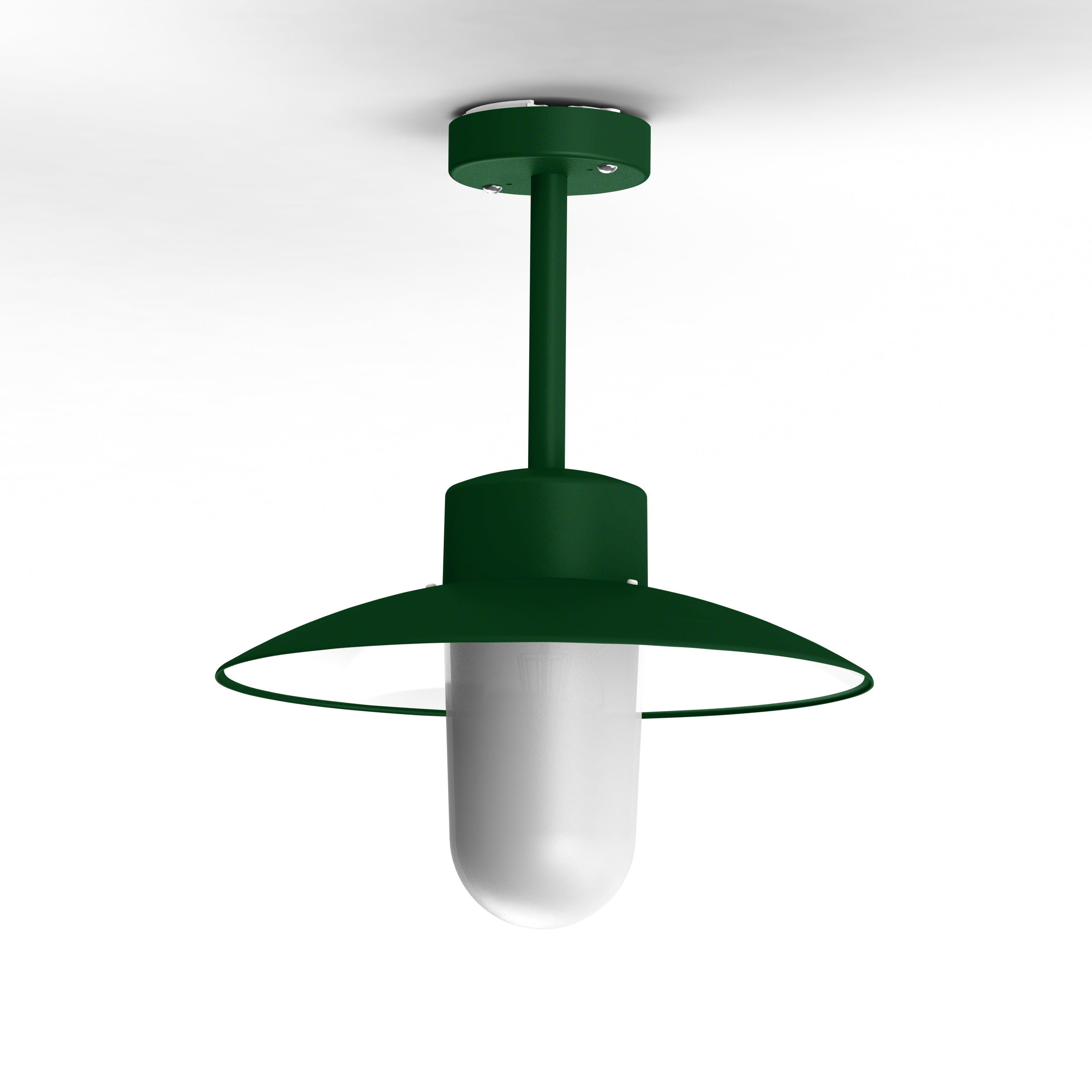 Plafonnier Belcour N°2 opale Vert sapin 067 106004067