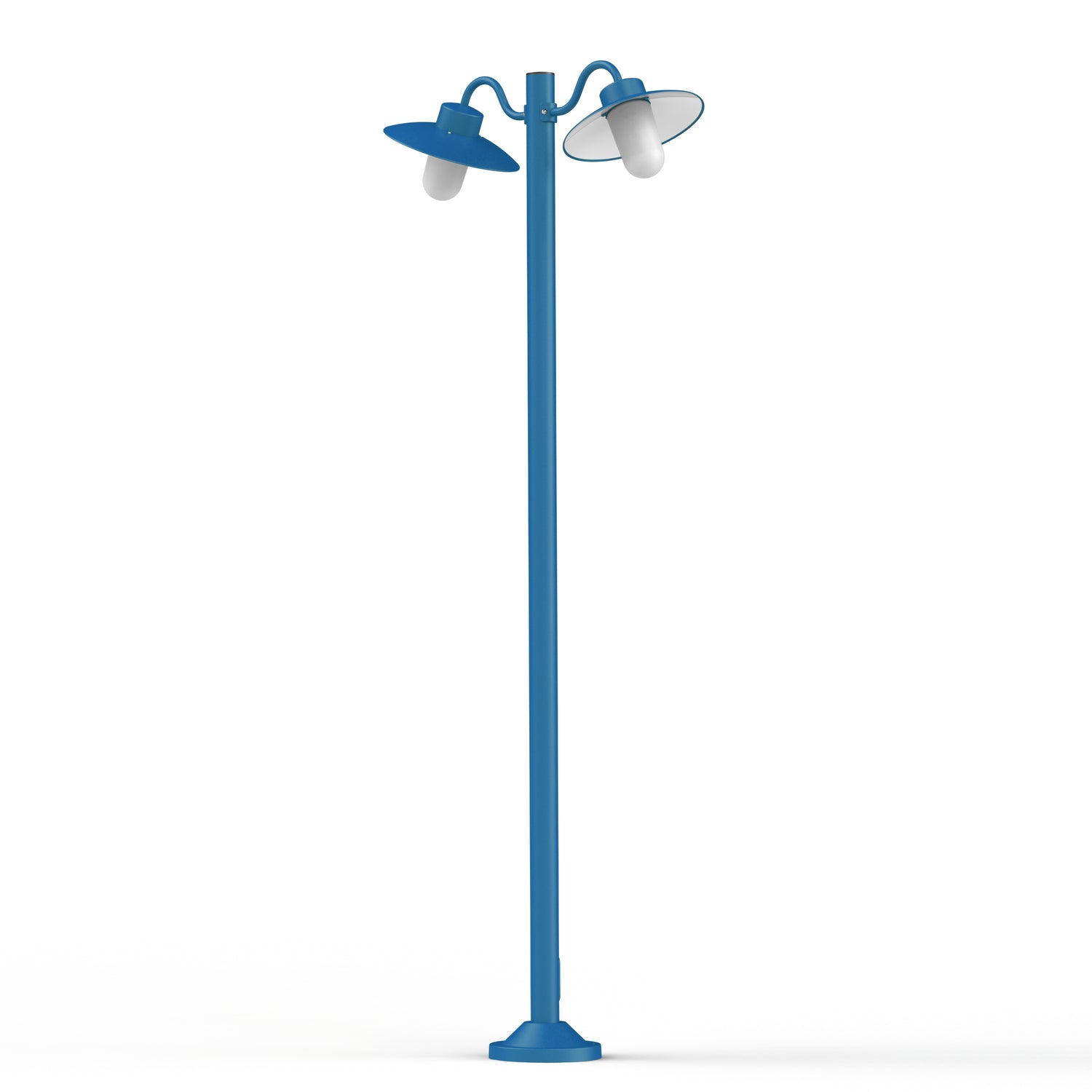 Lampadaire Belcour N°5 opale Bleu Azur mat 134 106010134