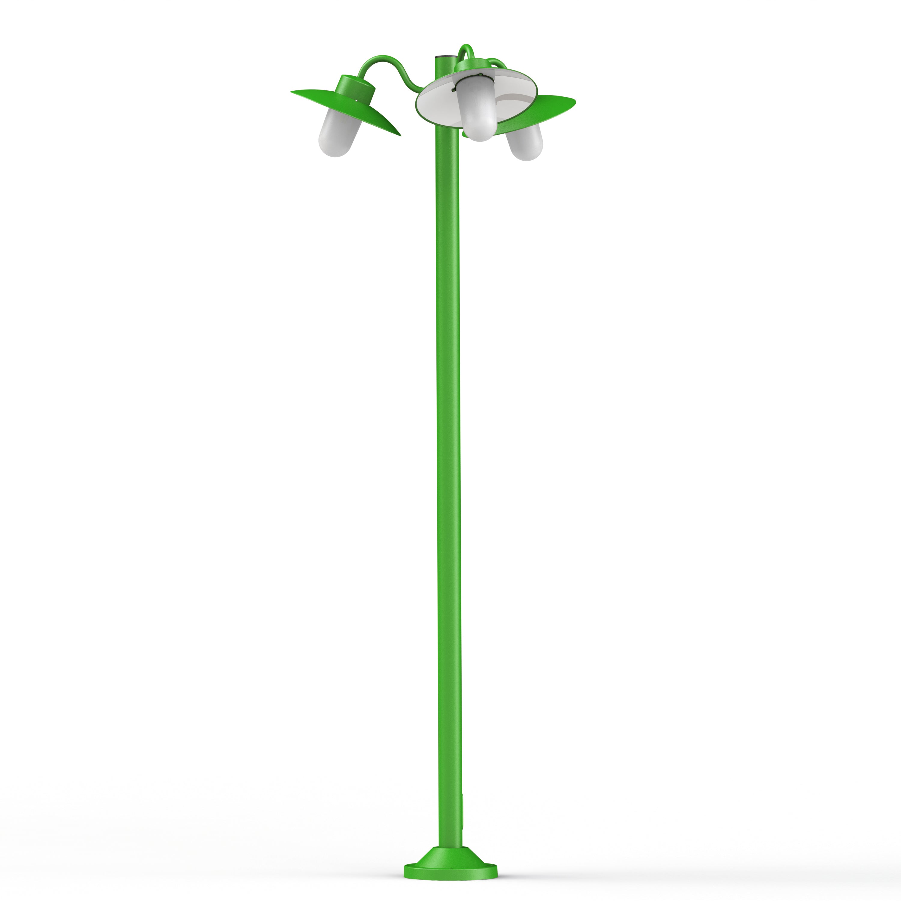 Lampadaire Belcour N°6 opale Vert jaune 015 106012015
