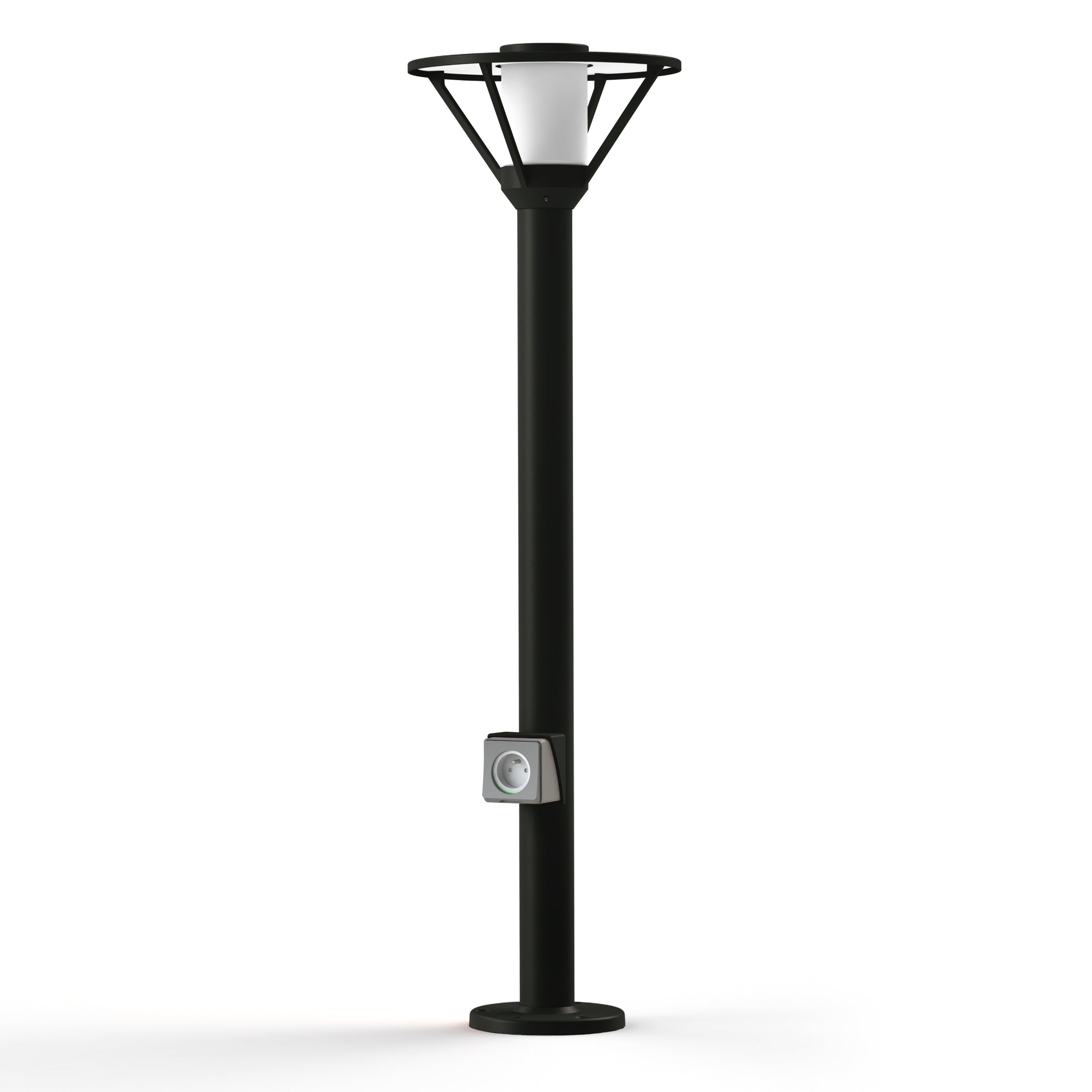 Borne Bermude N°4 prise Gris noir 107 115008107