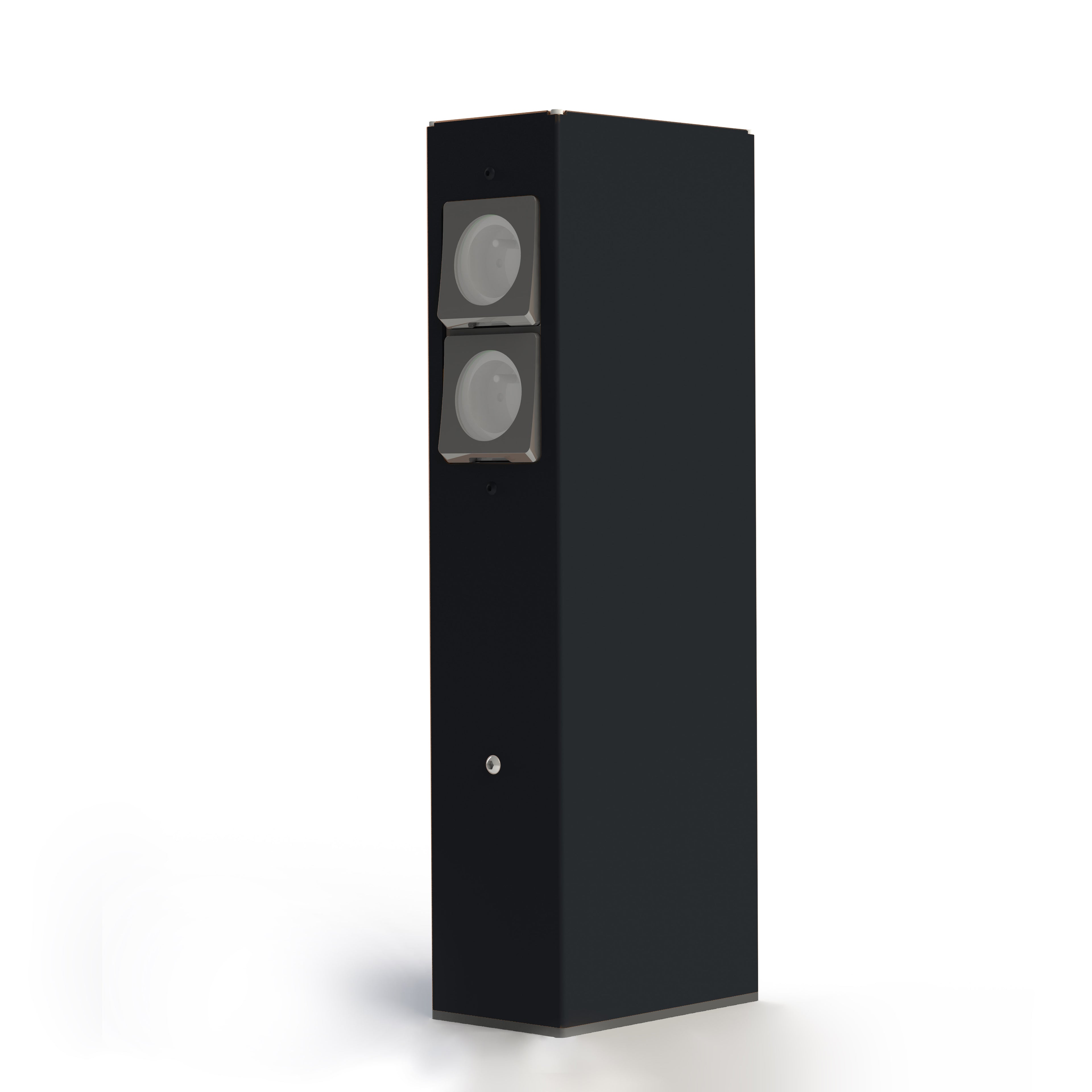 Bornéo N° 4 avec 2 prises type F Gris 059 107013059