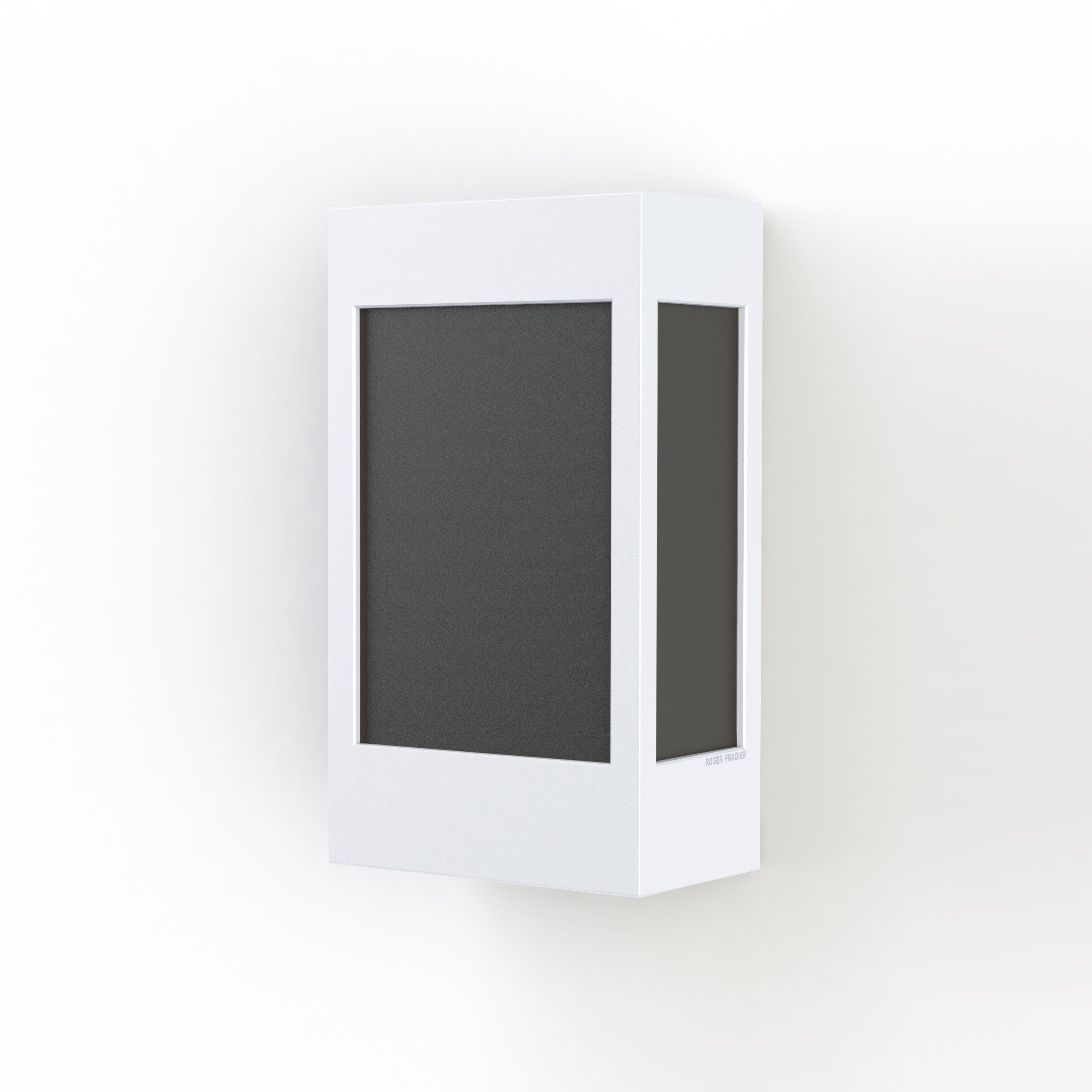 Applique Brick² N° 1 Classe 3 Diffuseur PMMA noir Blanc 001 108016001