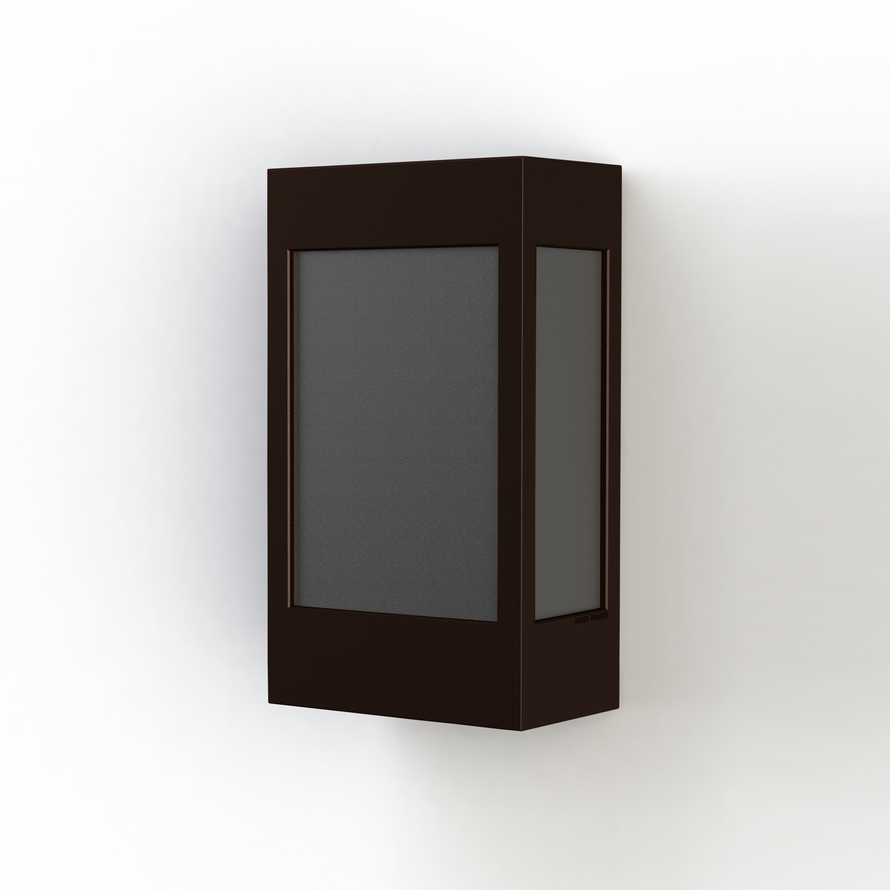 Applique Brick² N° 1 Classe 3 Diffuseur PMMA noir Rouille 046 108016046
