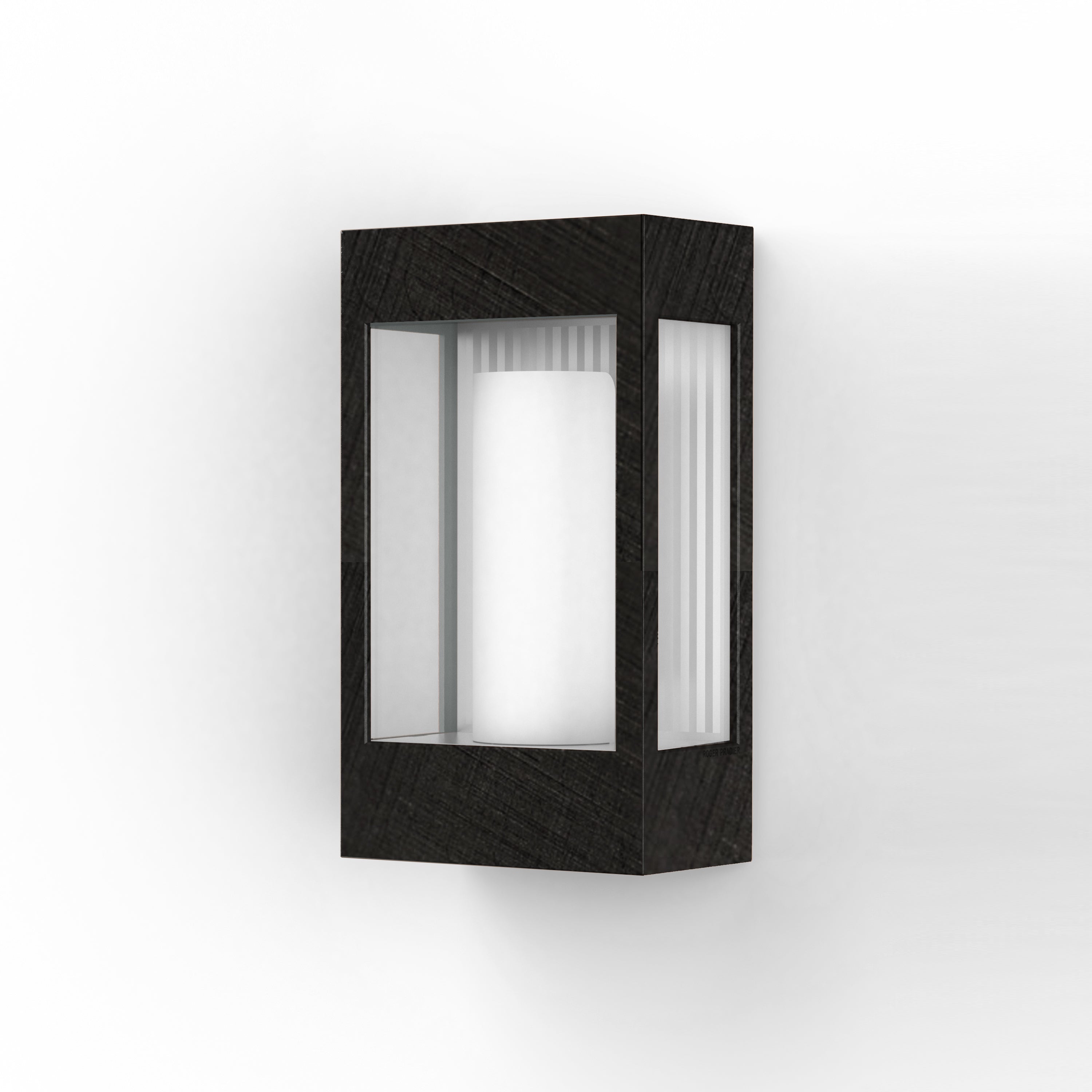 Applique Brick² N°1 clair Aluminium anodisé noir 144 108001144