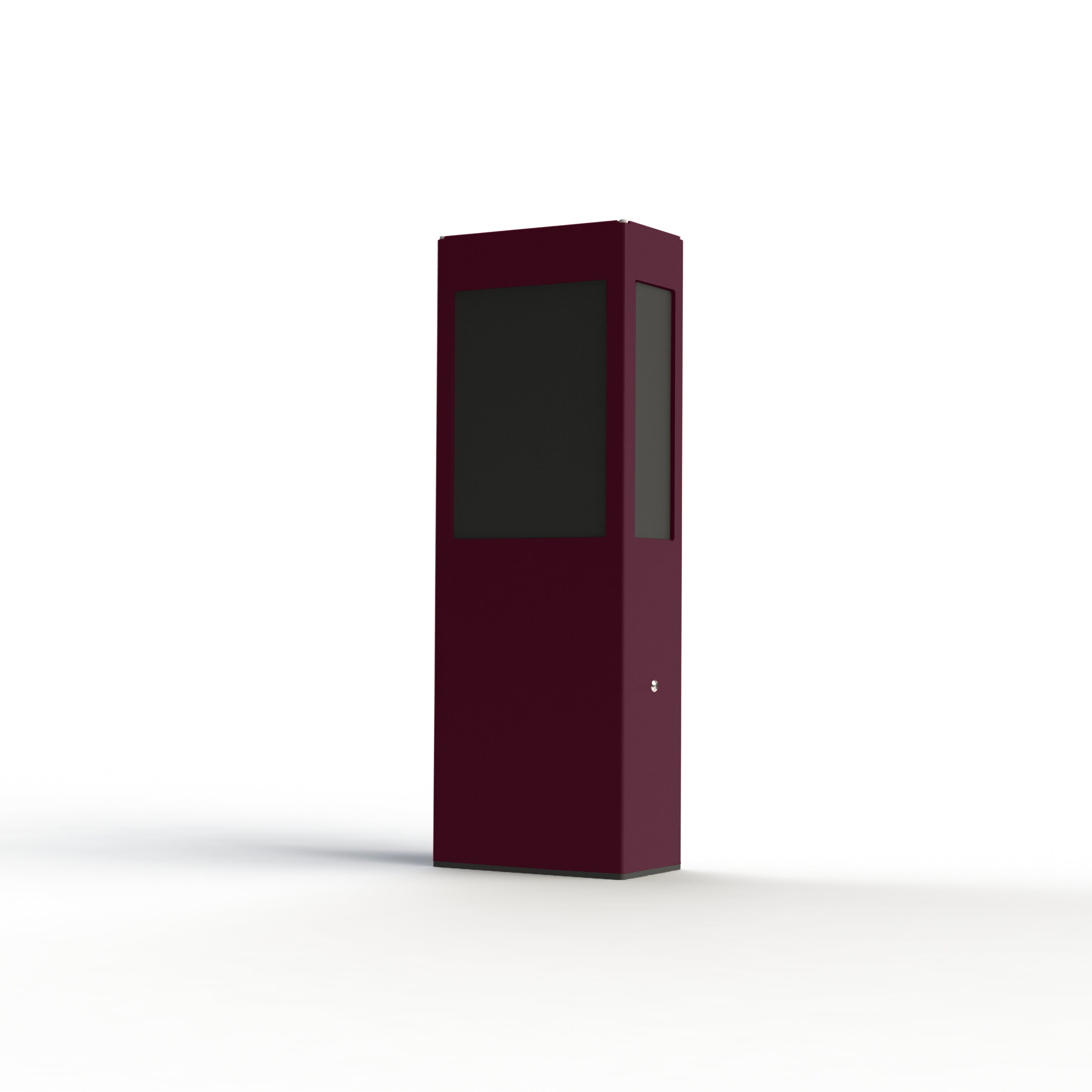 Borne Brick² N°2 Classe 3 Diffuseur PMMA noir Rouge vin 066 108018066