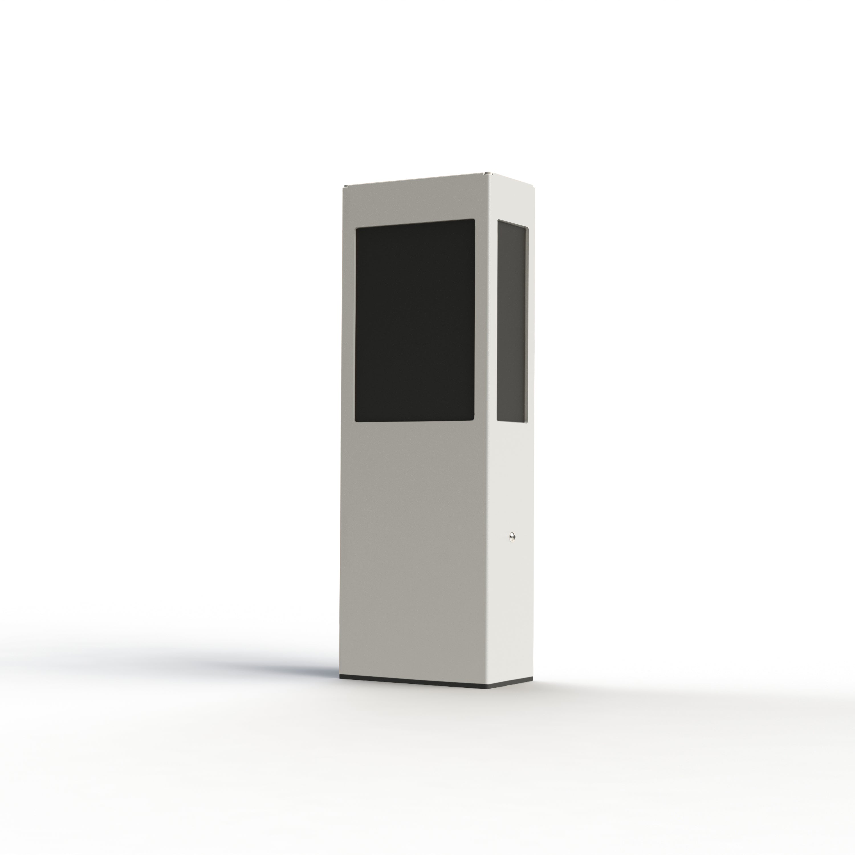 Applique Brick² N°2 PMMA noir Blanc pur 101 108005101