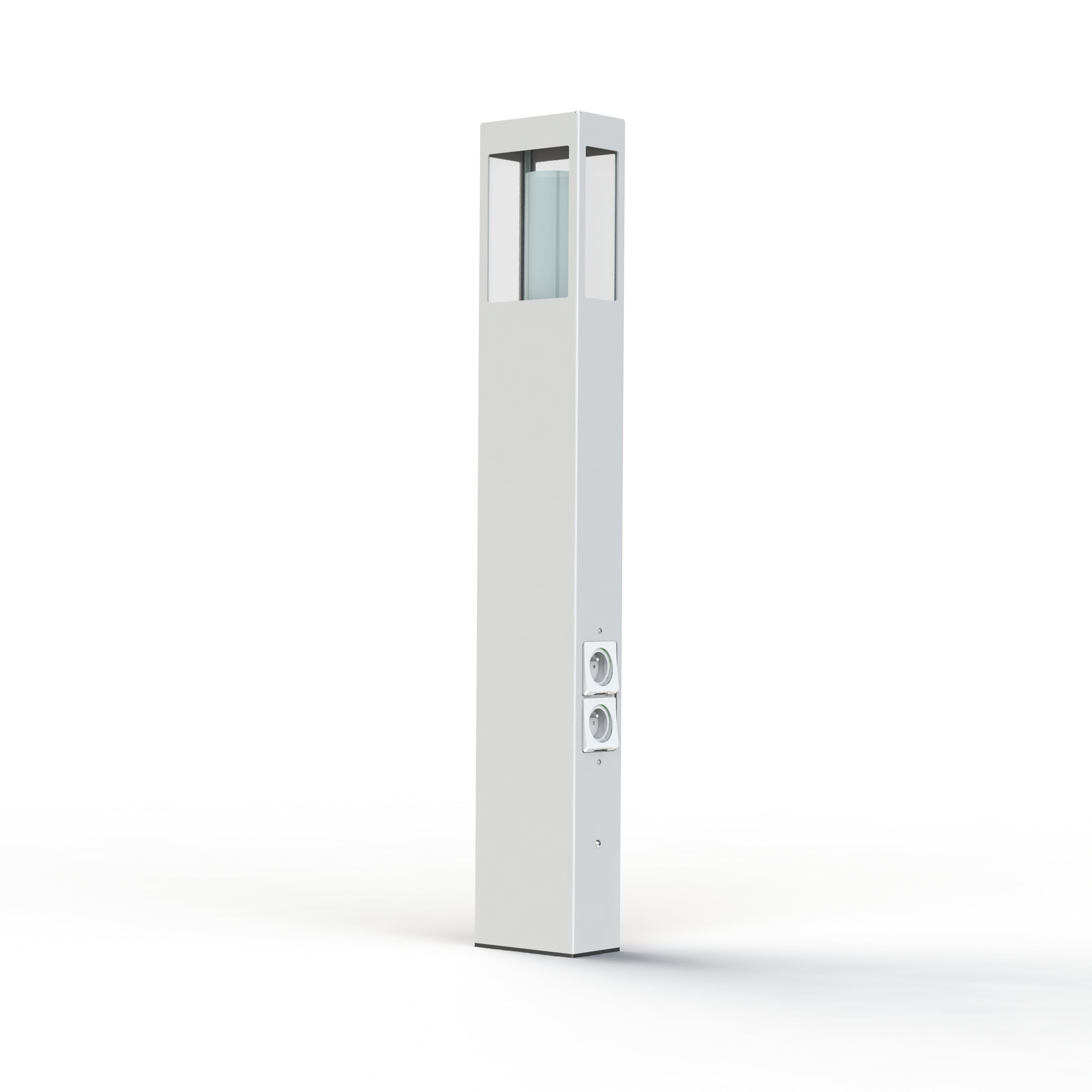 Borne Brick² N°4 prises type F Blanc 001 108009001-sk