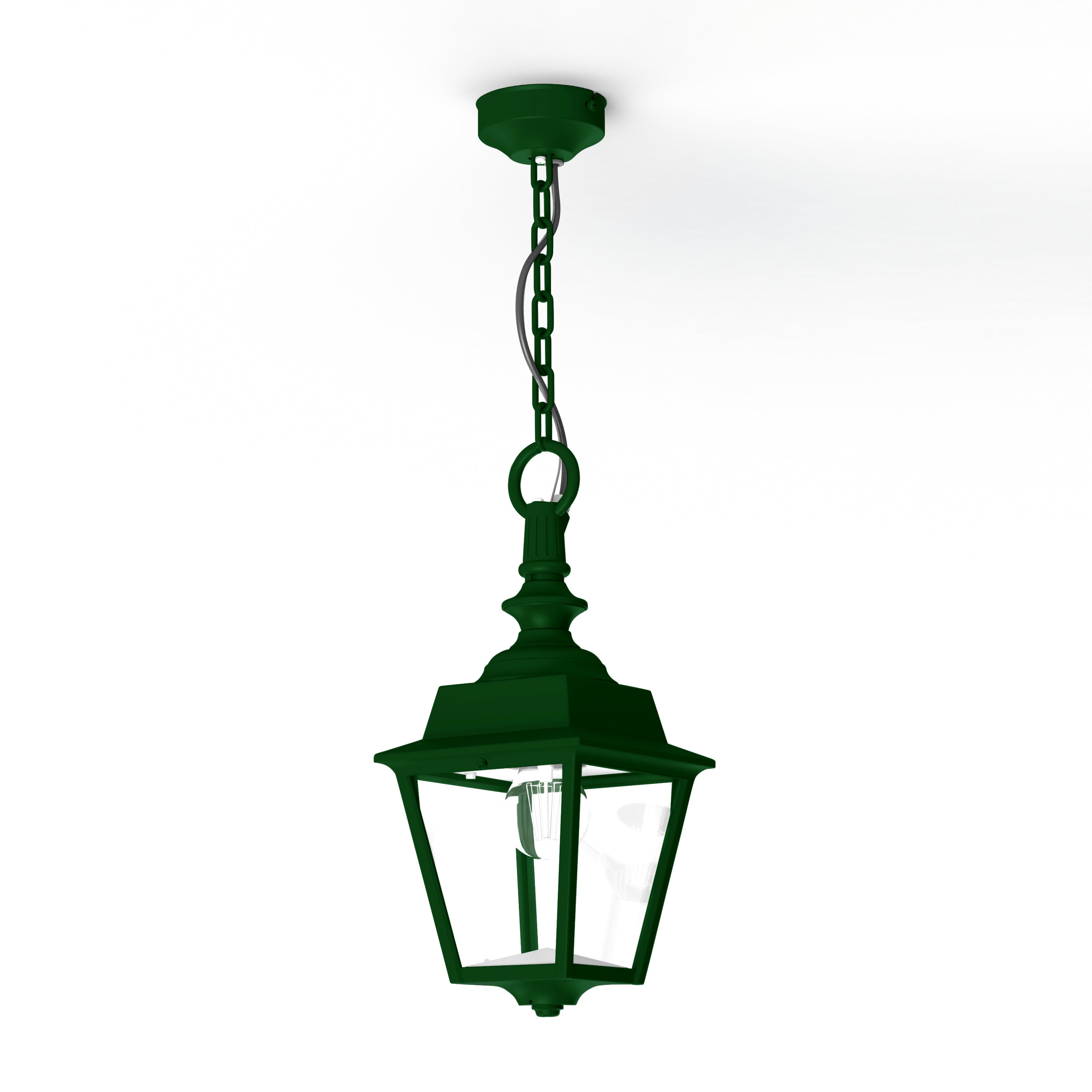 Suspension Chenonceau N°1 E27 Vert Anglais 019 117001019