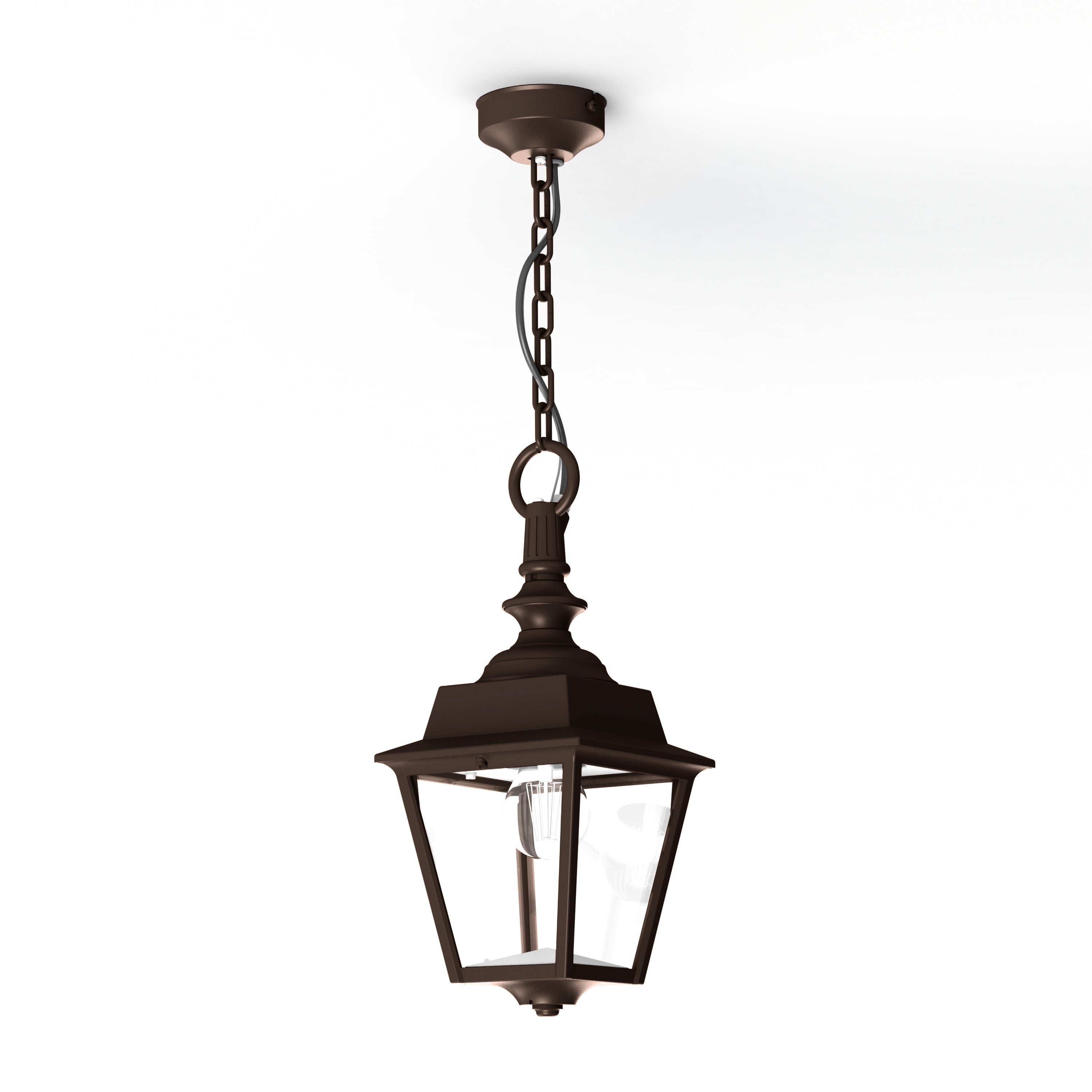 Suspension Chenonceau N°1 E27 Rouille 046 117001046