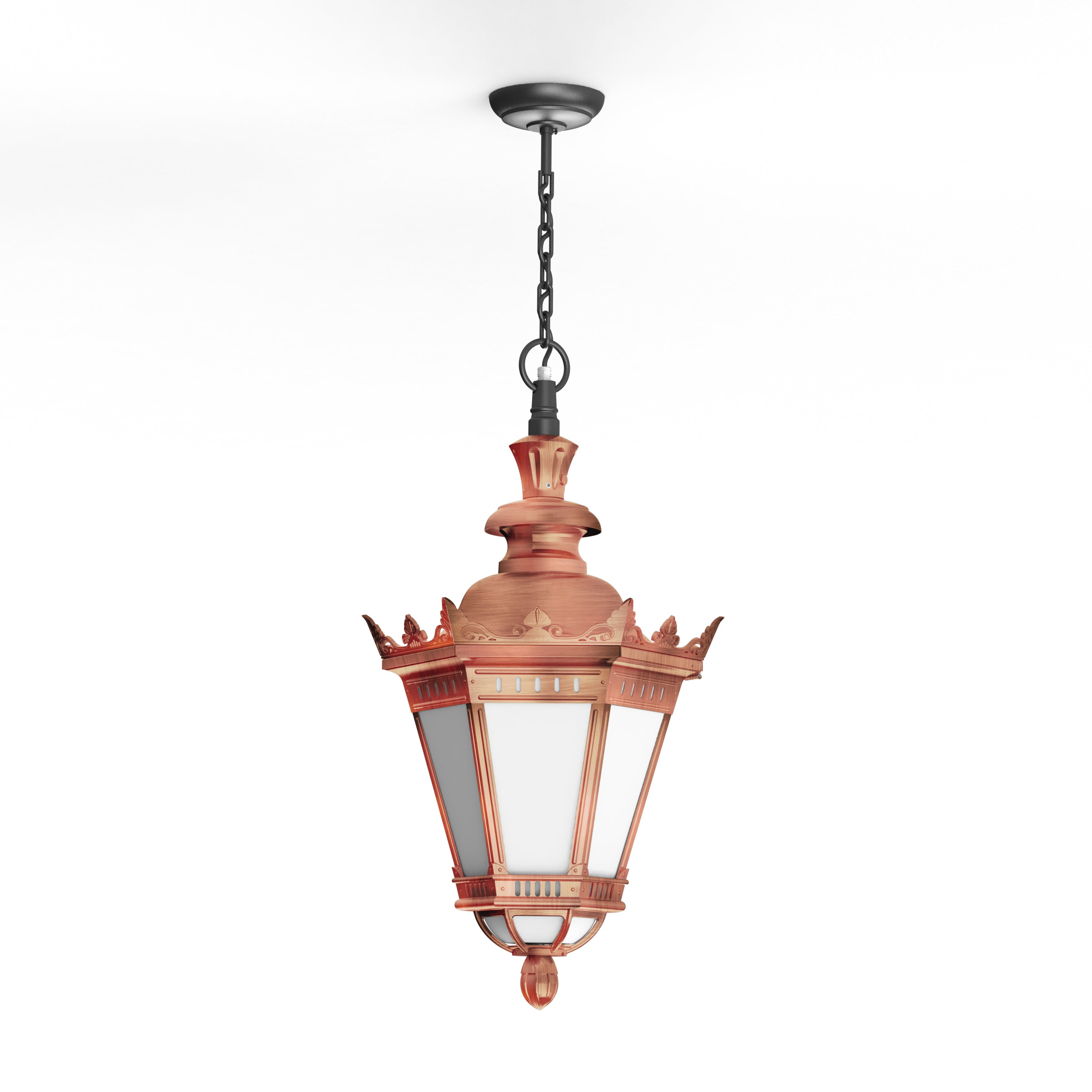 Suspension Citadelle N°1 Cuivre patiné sans vernis 083 116002083