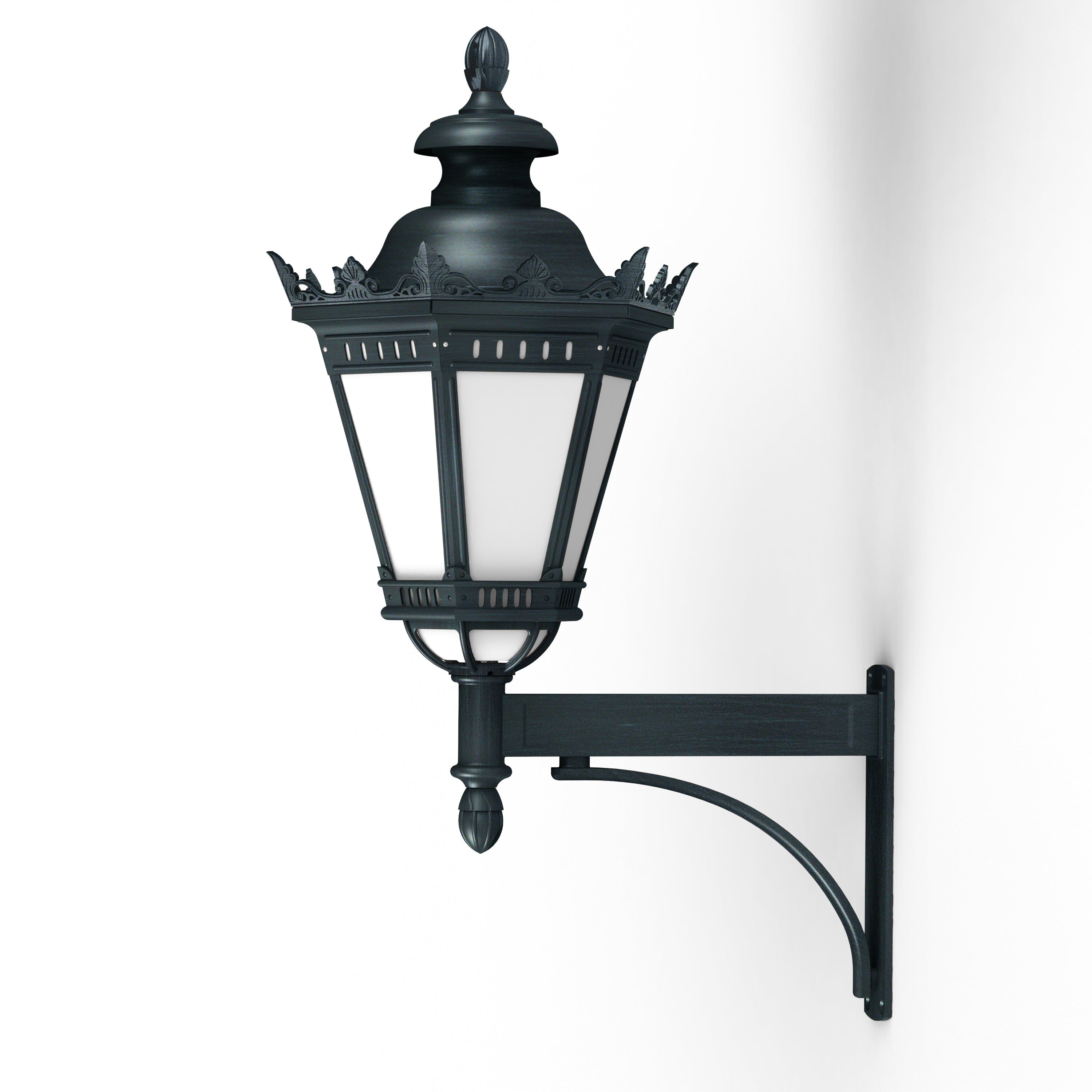 Applique Citadelle avec couronne N°2 LED 35W 3000°K Patine vert de gris 008 116114008