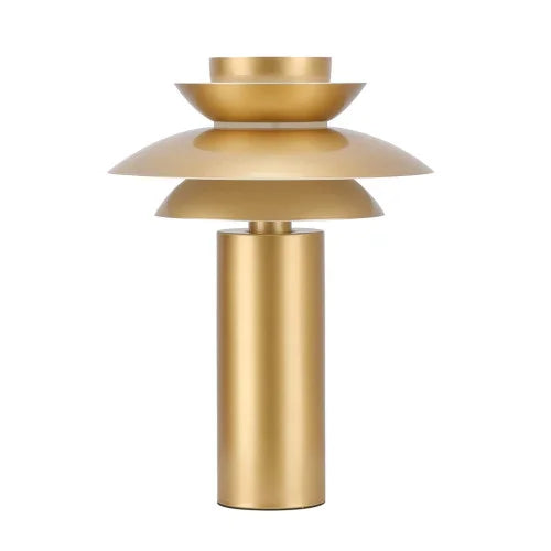 Lampe OSLO doré mat LOVA 9072