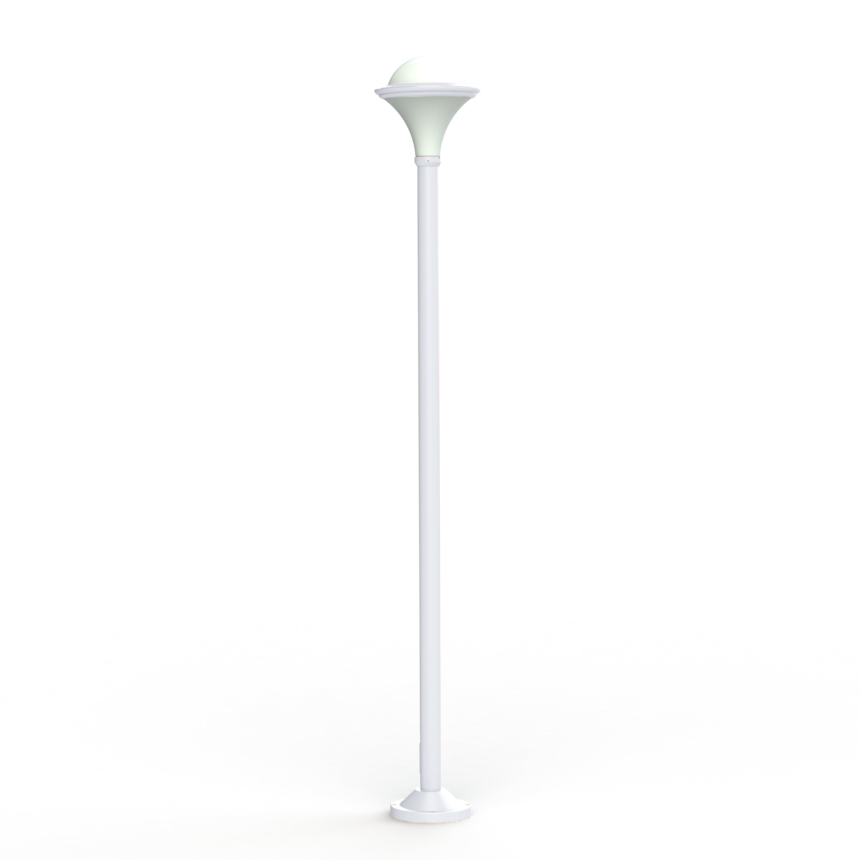 Lampadaire Dallas N°9 opale Blanc 001 119029001